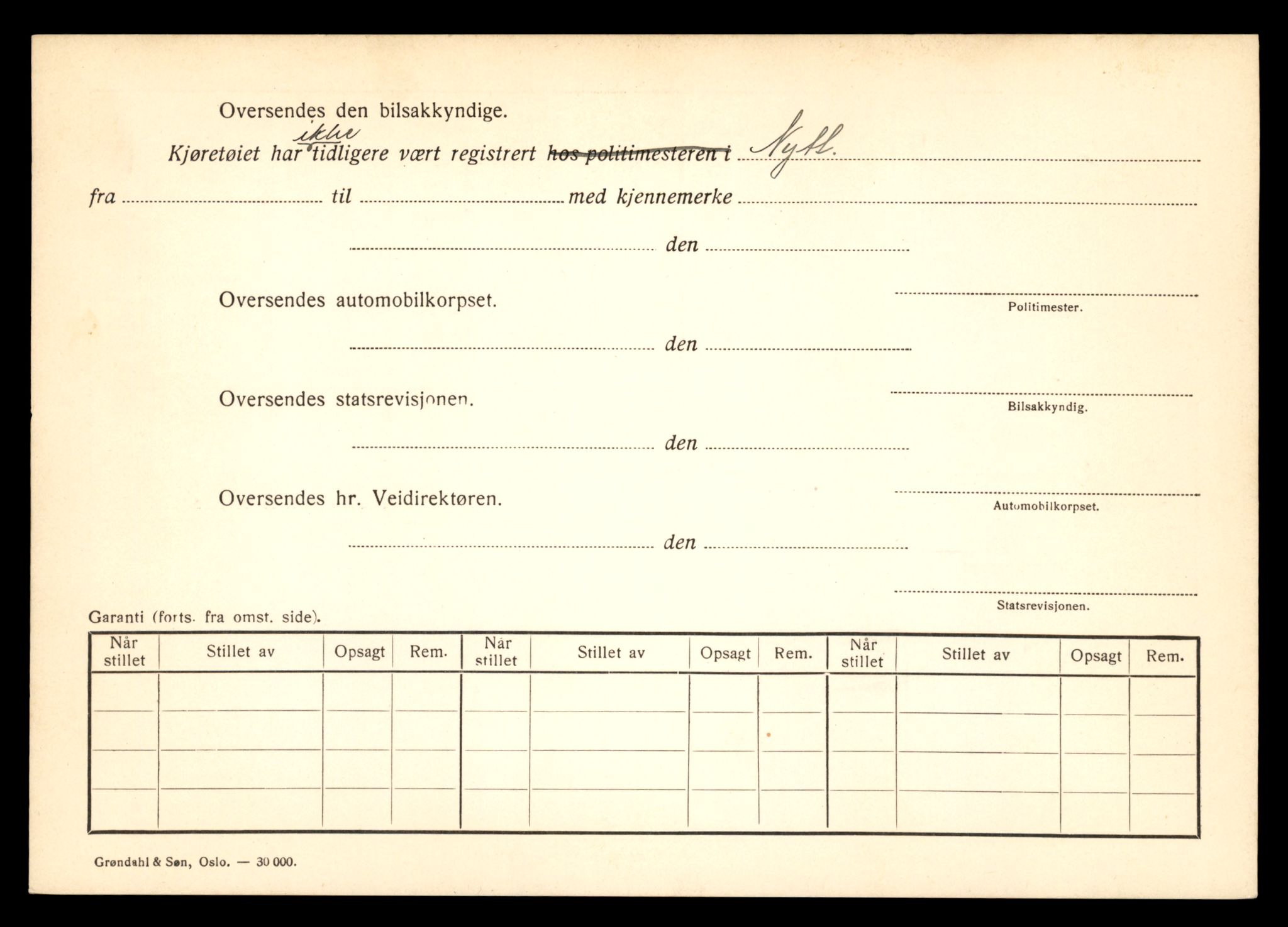 Møre og Romsdal vegkontor - Ålesund trafikkstasjon, AV/SAT-A-4099/F/Fe/L0003: Registreringskort for kjøretøy T 232 - T 340, 1927-1998, p. 2889