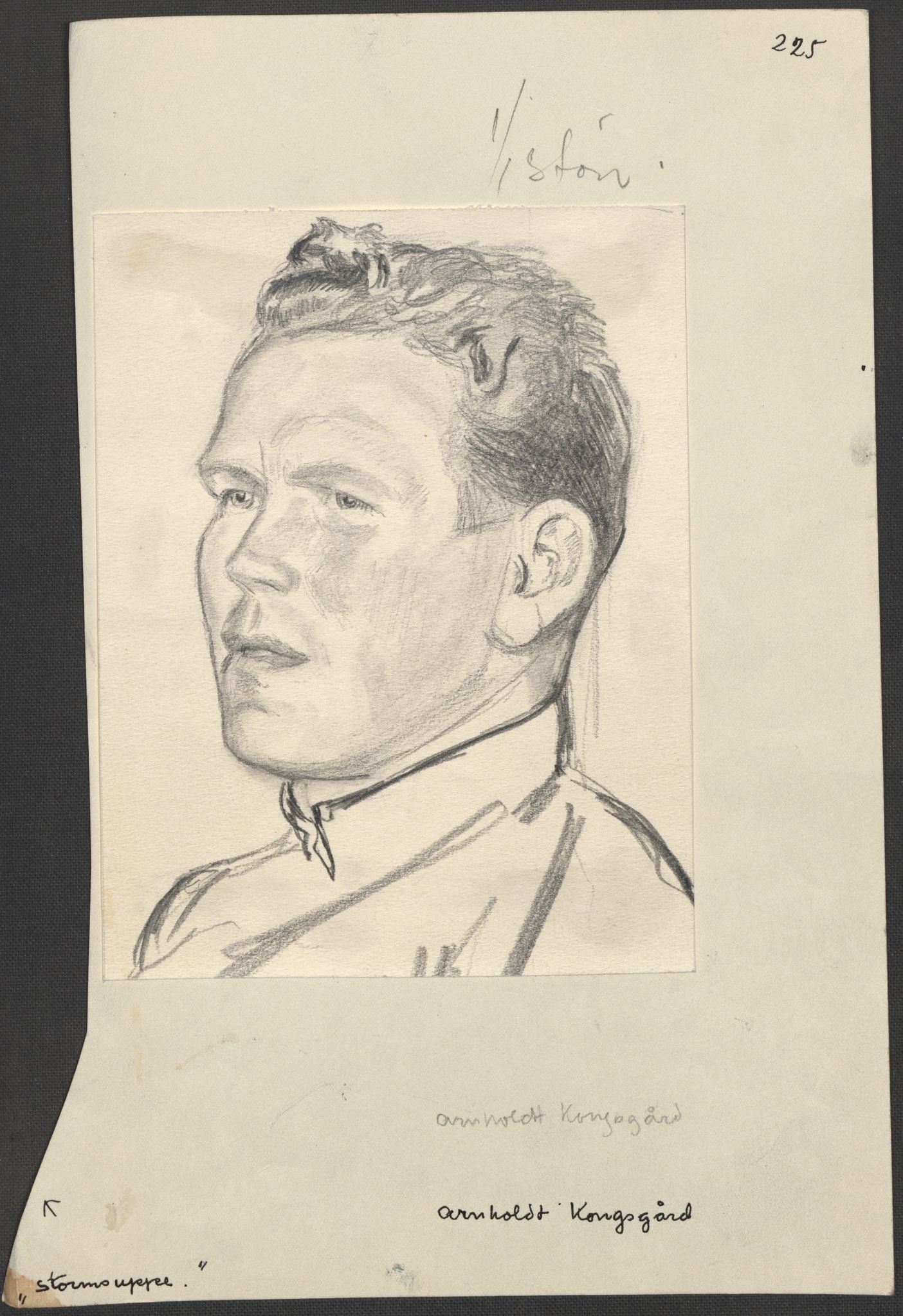 Grøgaard, Joachim, RA/PA-1773/F/L0002: Tegninger og tekster, 1942-1945, p. 116