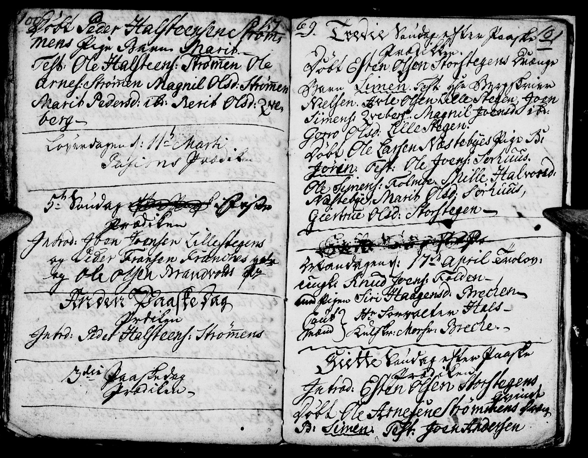 Tynset prestekontor, SAH/PREST-058/H/Ha/Haa/L0007: Parish register (official) no. 7, 1764-1769, p. 100-101