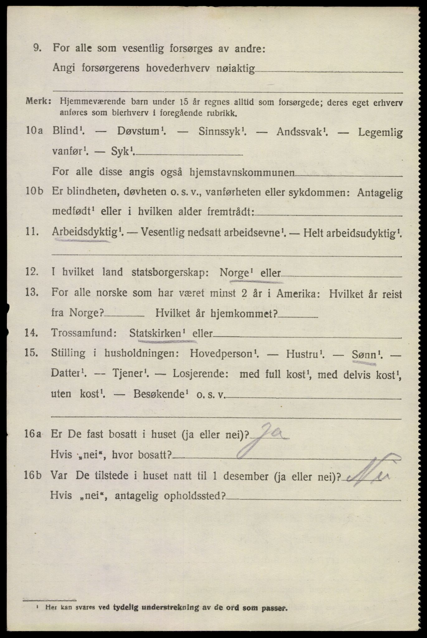 SAKO, 1920 census for Lardal, 1920, p. 5194