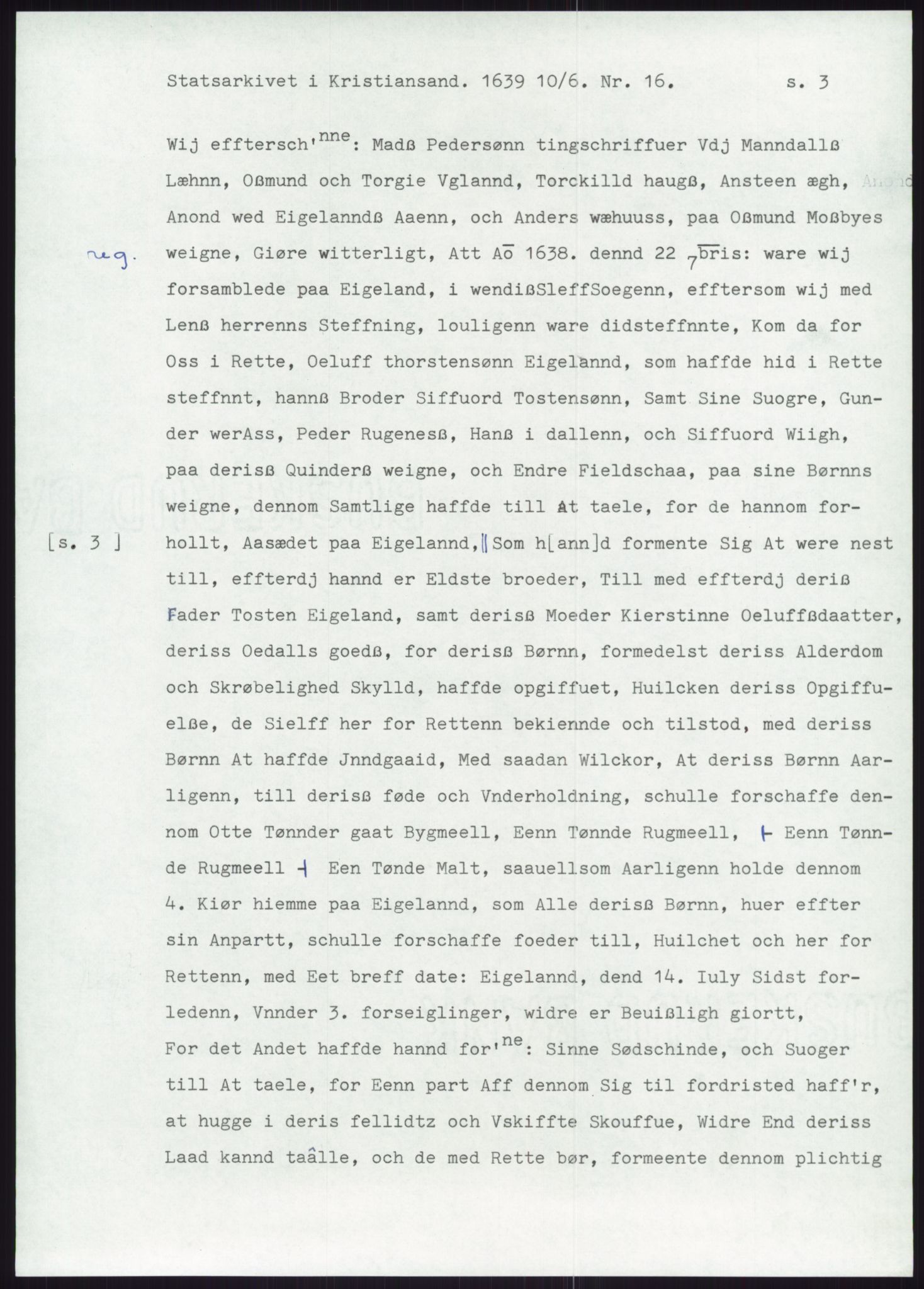 Samlinger til kildeutgivelse, Diplomavskriftsamlingen, AV/RA-EA-4053/H/Ha, p. 3018