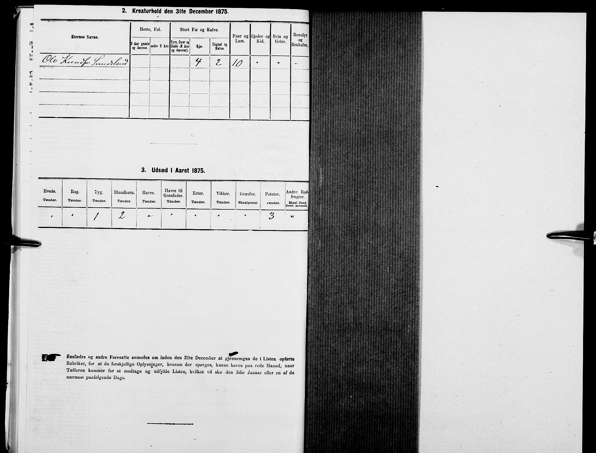 SAK, 1875 census for 1024P Bjelland, 1875, p. 633