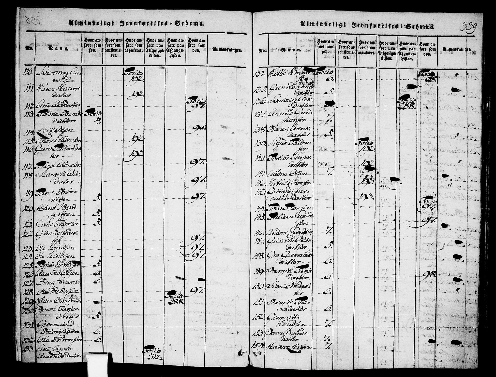 Fyresdal kirkebøker, SAKO/A-263/F/Fa/L0003: Parish register (official) no. I 3, 1815-1840, p. 339