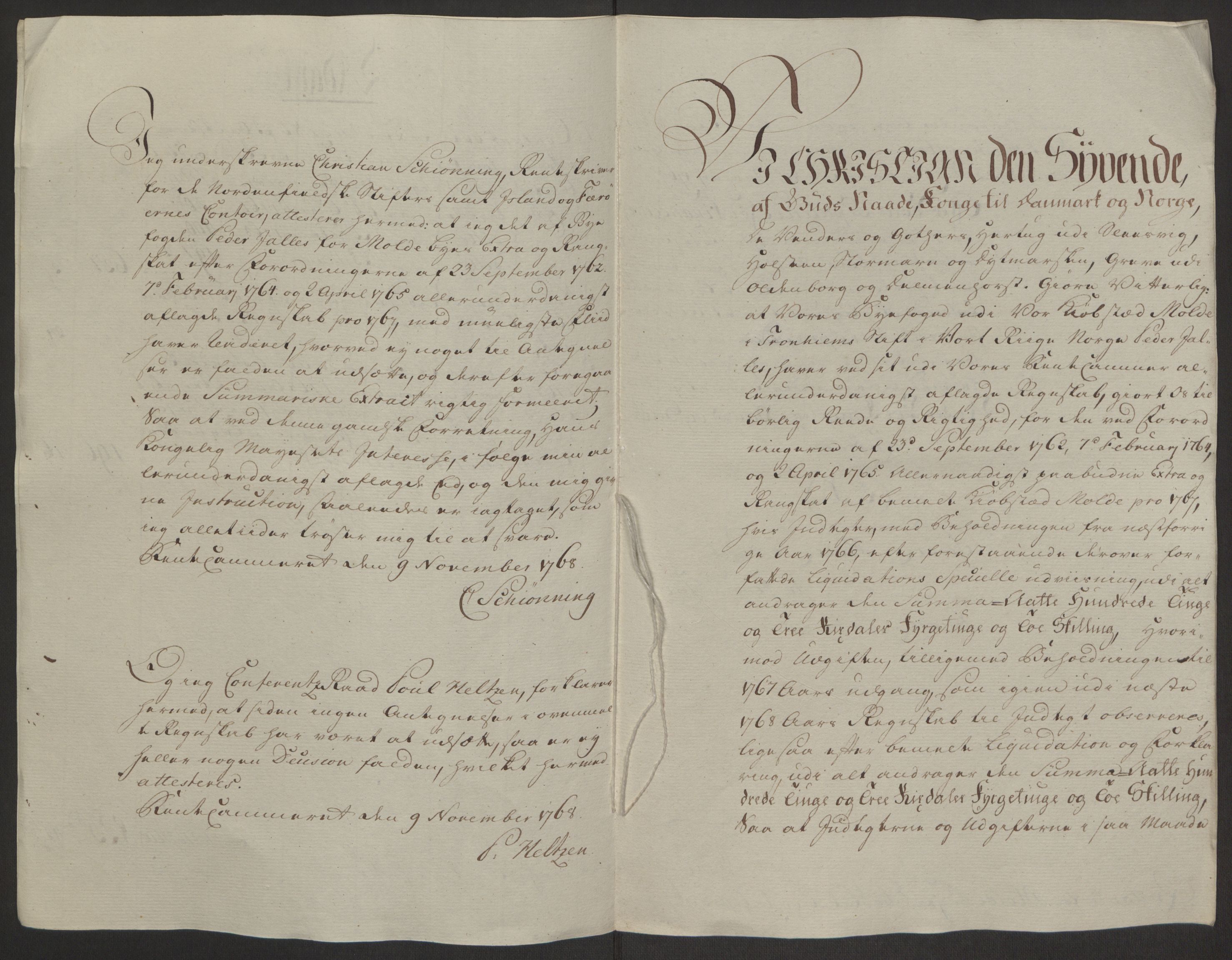 Rentekammeret inntil 1814, Reviderte regnskaper, Byregnskaper, AV/RA-EA-4066/R/Rq/L0487/0004: [Q1] Kontribusjonsregnskap / Ekstraskatt, 1762-1772, p. 146