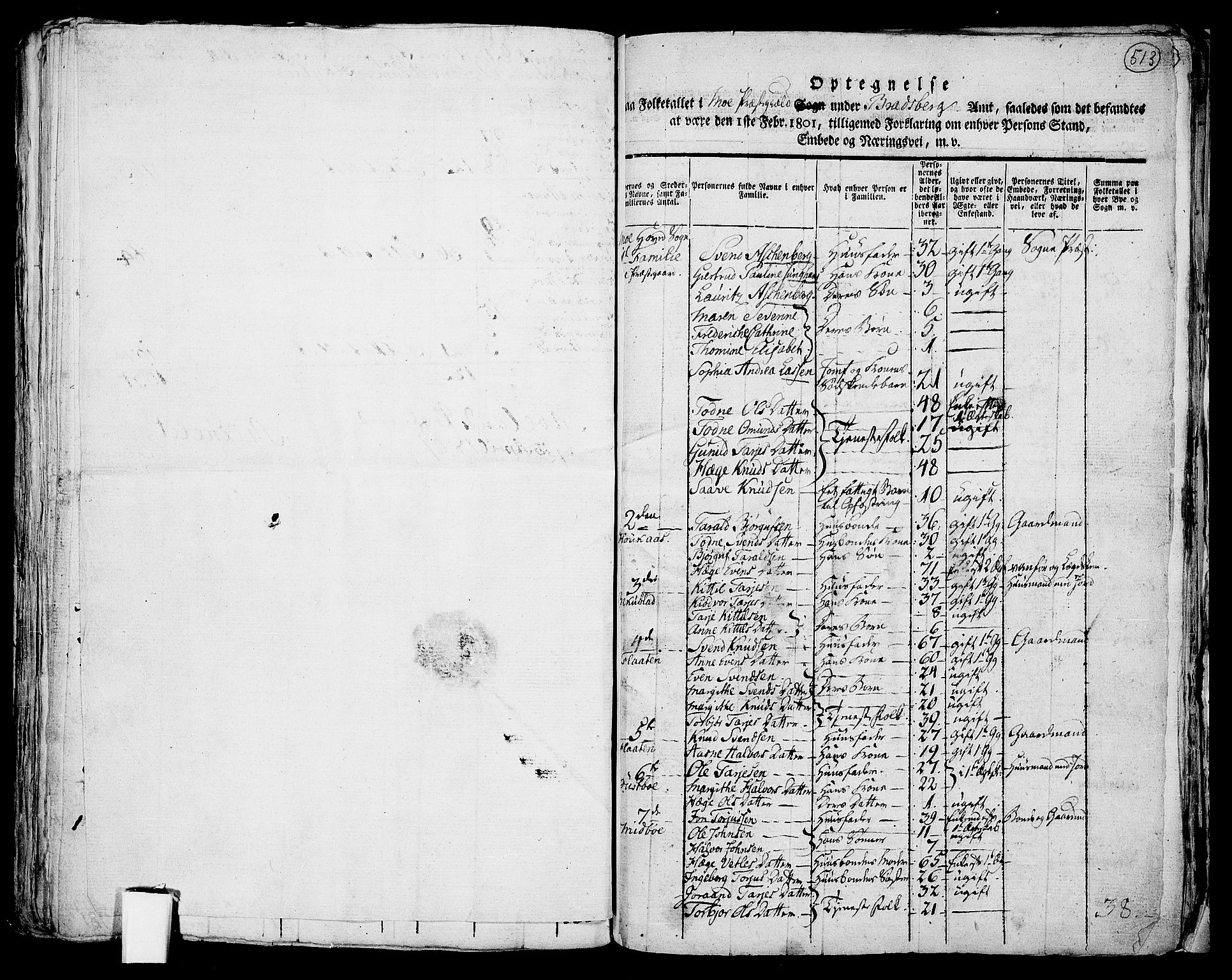 RA, 1801 census for 0832P Mo, 1801, p. 512b-513a