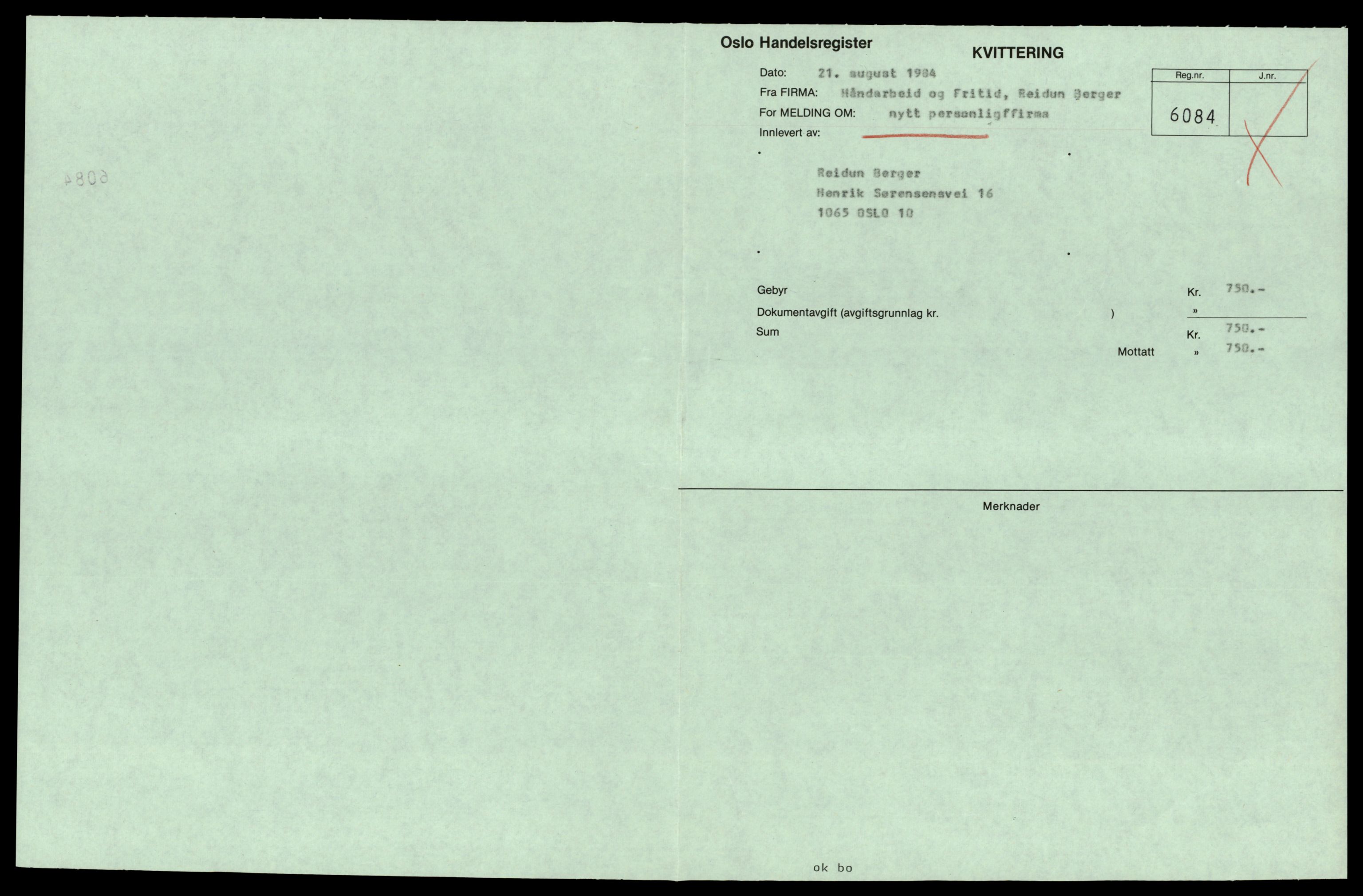 Oslo byfogd, Handelsregisteret, SAT/A-10867/G/Gc/Gca/L0298: Ikke konverterte foretak, Haan-Haf, 1890-1990, p. 1