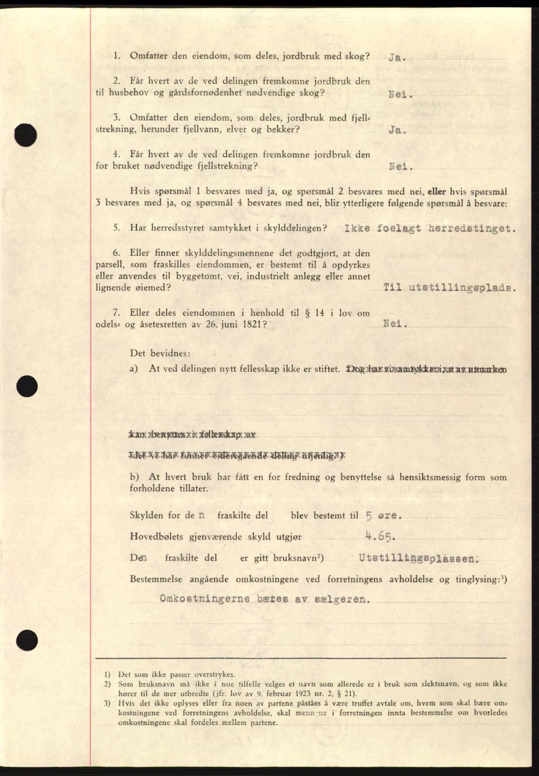 Nordmøre sorenskriveri, AV/SAT-A-4132/1/2/2Ca: Mortgage book no. A97, 1944-1944, Diary no: : 604/1944