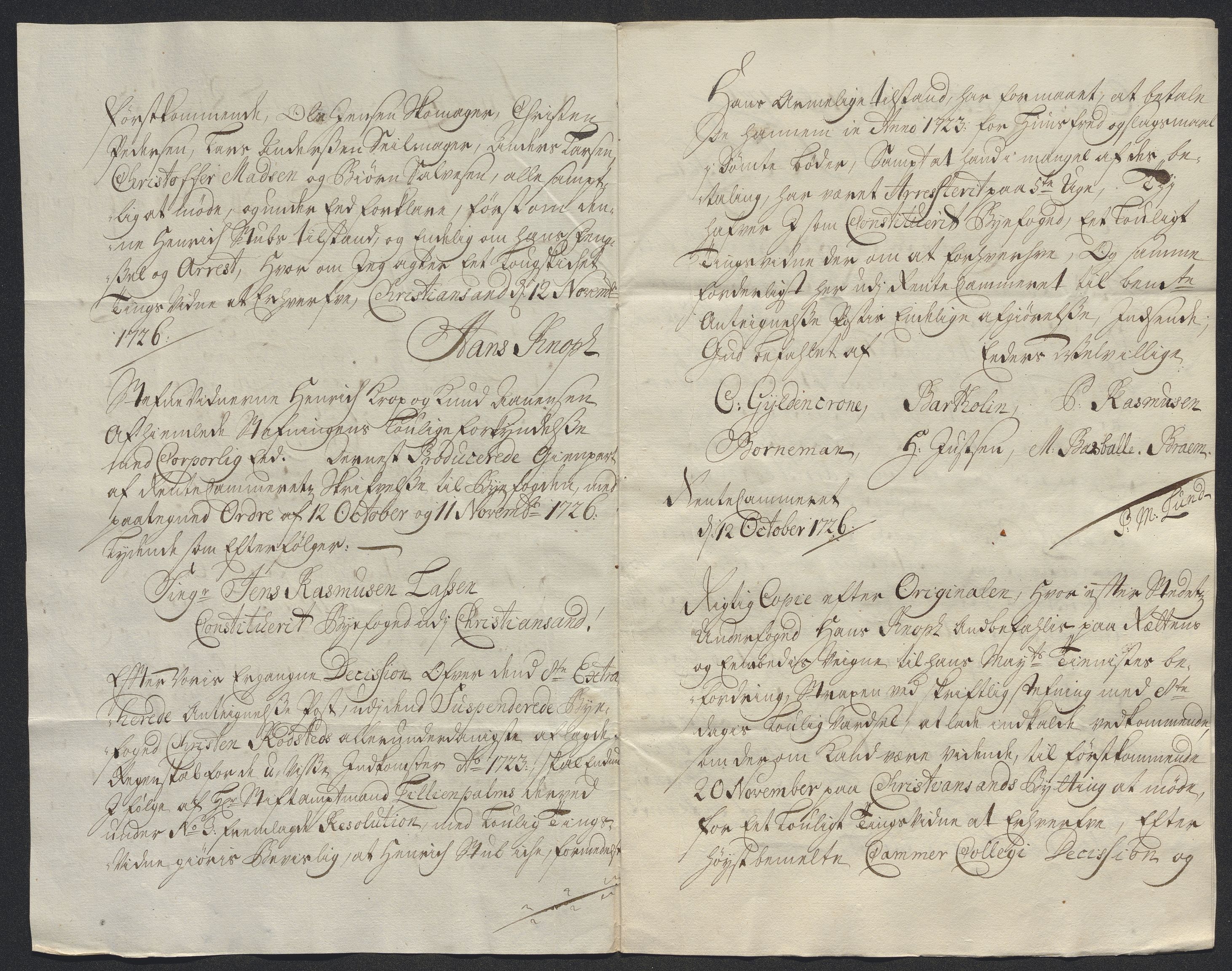 Rentekammeret inntil 1814, Reviderte regnskaper, Byregnskaper, AV/RA-EA-4066/R/Rm/L0286: [M19] Sikt og sakefall, 1719-1727, p. 304