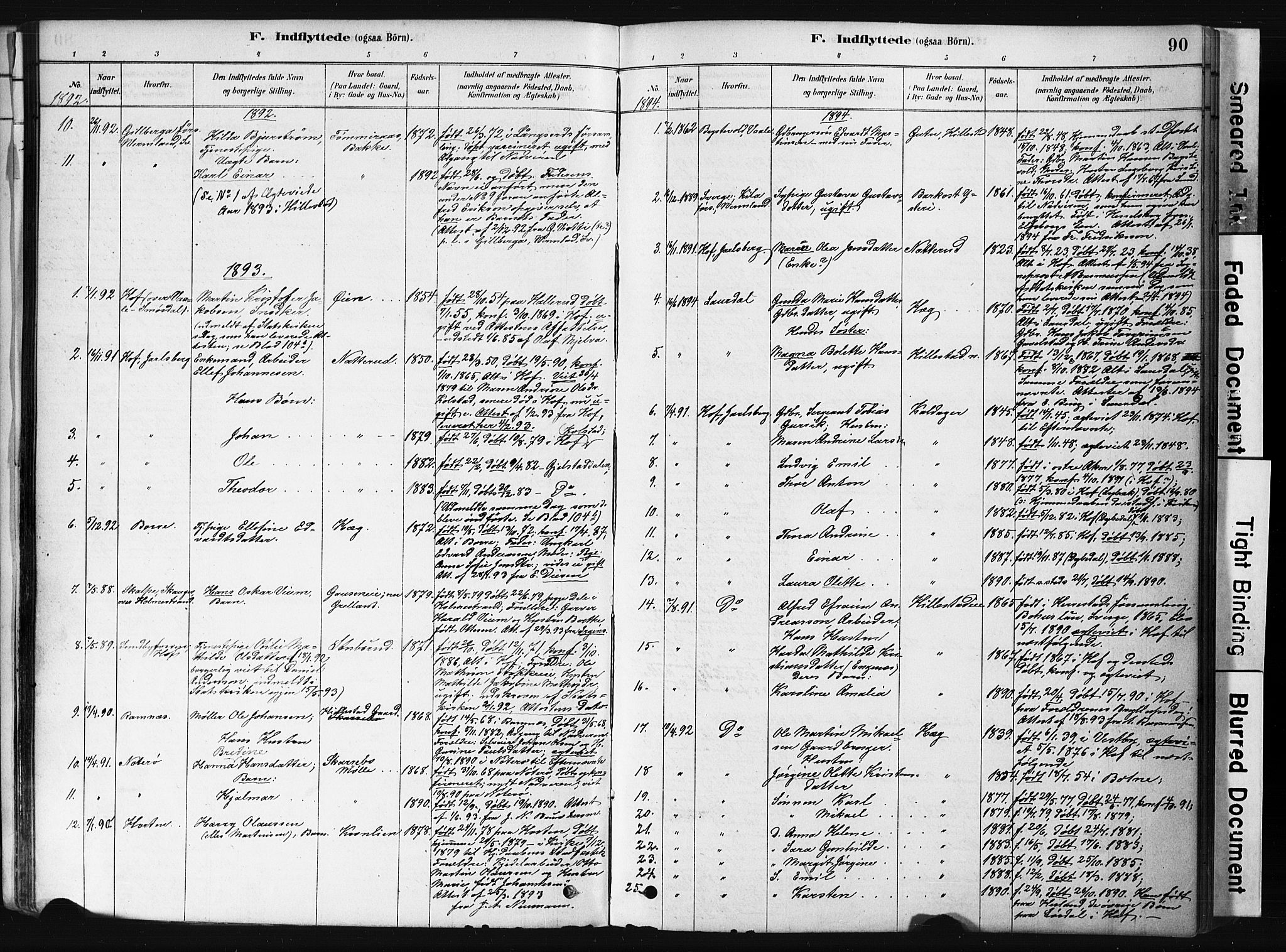 Botne kirkebøker, AV/SAKO-A-340/F/Fb/L0001: Parish register (official) no. II 1, 1878-1902, p. 90