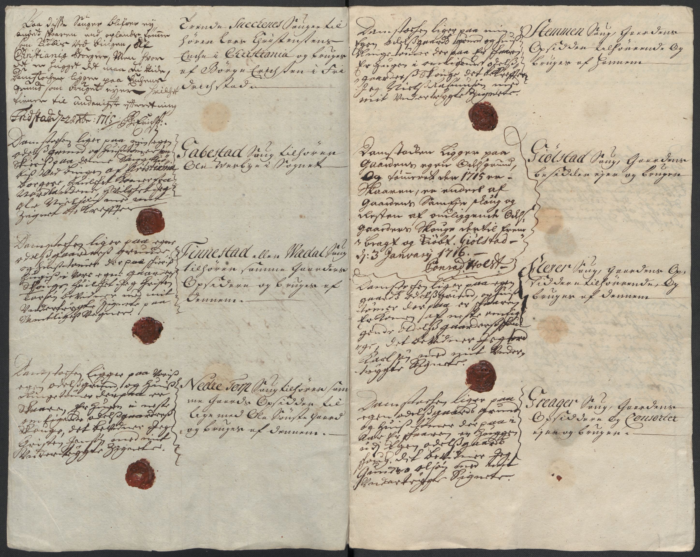 Rentekammeret inntil 1814, Reviderte regnskaper, Fogderegnskap, RA/EA-4092/R07/L0310: Fogderegnskap Rakkestad, Heggen og Frøland, 1715, p. 39