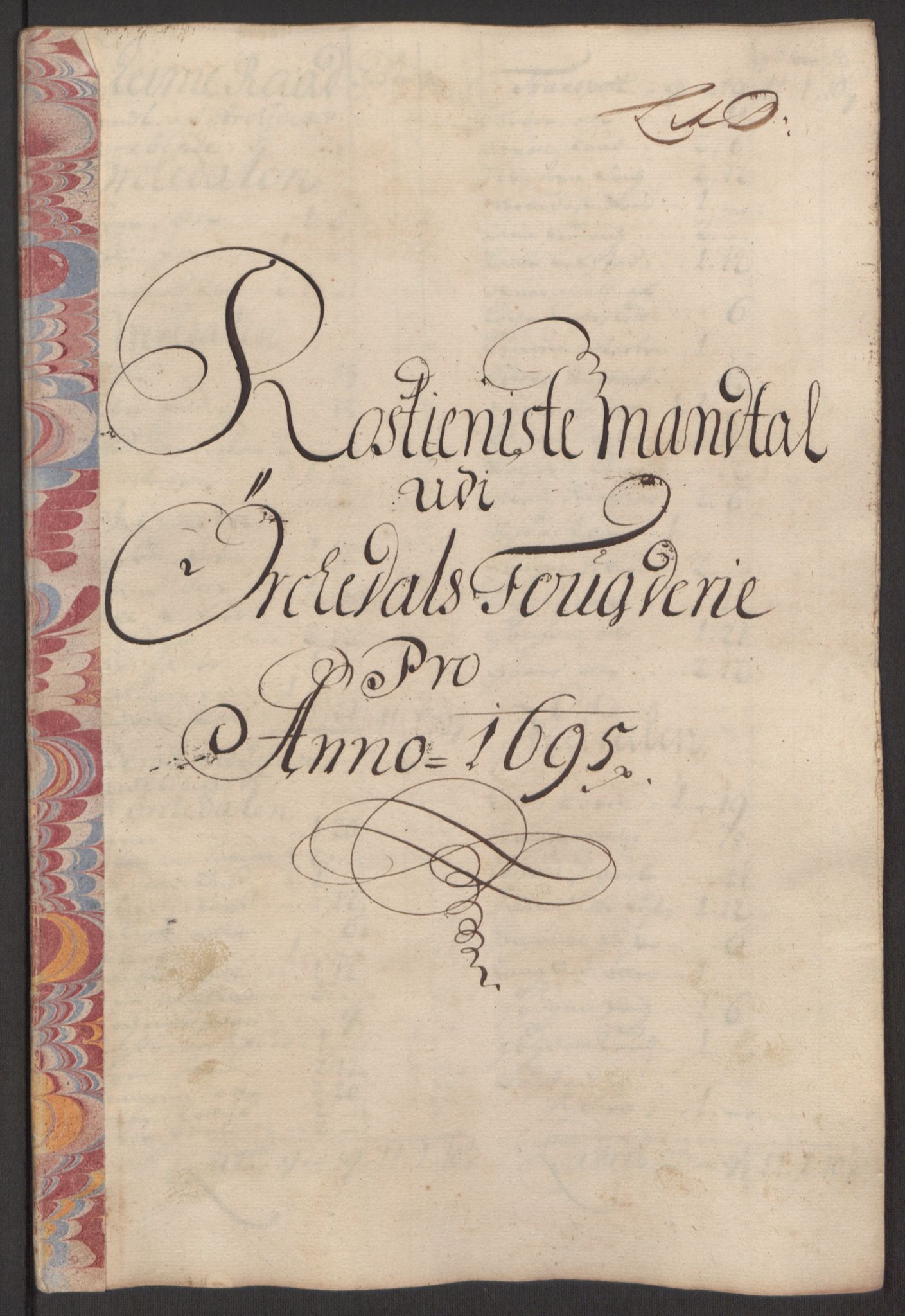 Rentekammeret inntil 1814, Reviderte regnskaper, Fogderegnskap, RA/EA-4092/R60/L3945: Fogderegnskap Orkdal og Gauldal, 1695, p. 131
