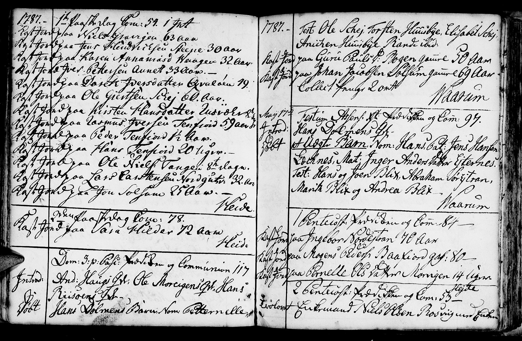 Ministerialprotokoller, klokkerbøker og fødselsregistre - Nord-Trøndelag, AV/SAT-A-1458/788/L0694: Parish register (official) no. 788A01, 1710-1805