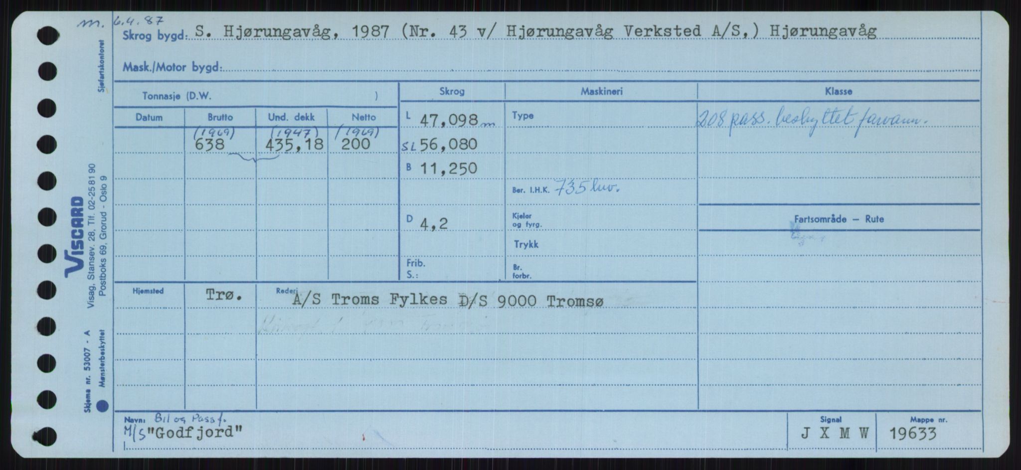 Sjøfartsdirektoratet med forløpere, Skipsmålingen, AV/RA-S-1627/H/Ha/L0002/0002: Fartøy, Eik-Hill / Fartøy, G-Hill, p. 191