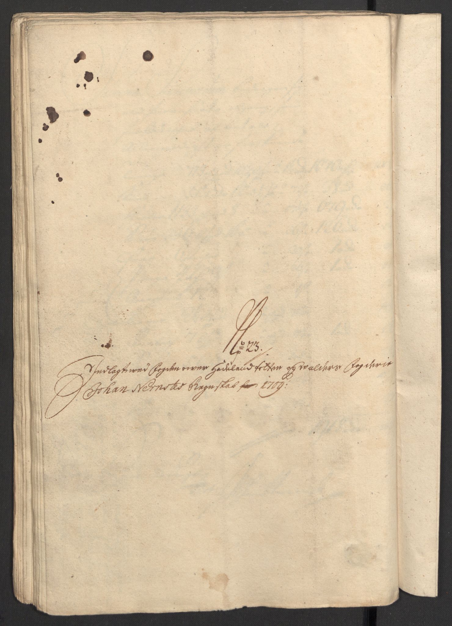 Rentekammeret inntil 1814, Reviderte regnskaper, Fogderegnskap, RA/EA-4092/R18/L1306: Fogderegnskap Hadeland, Toten og Valdres, 1709, p. 384