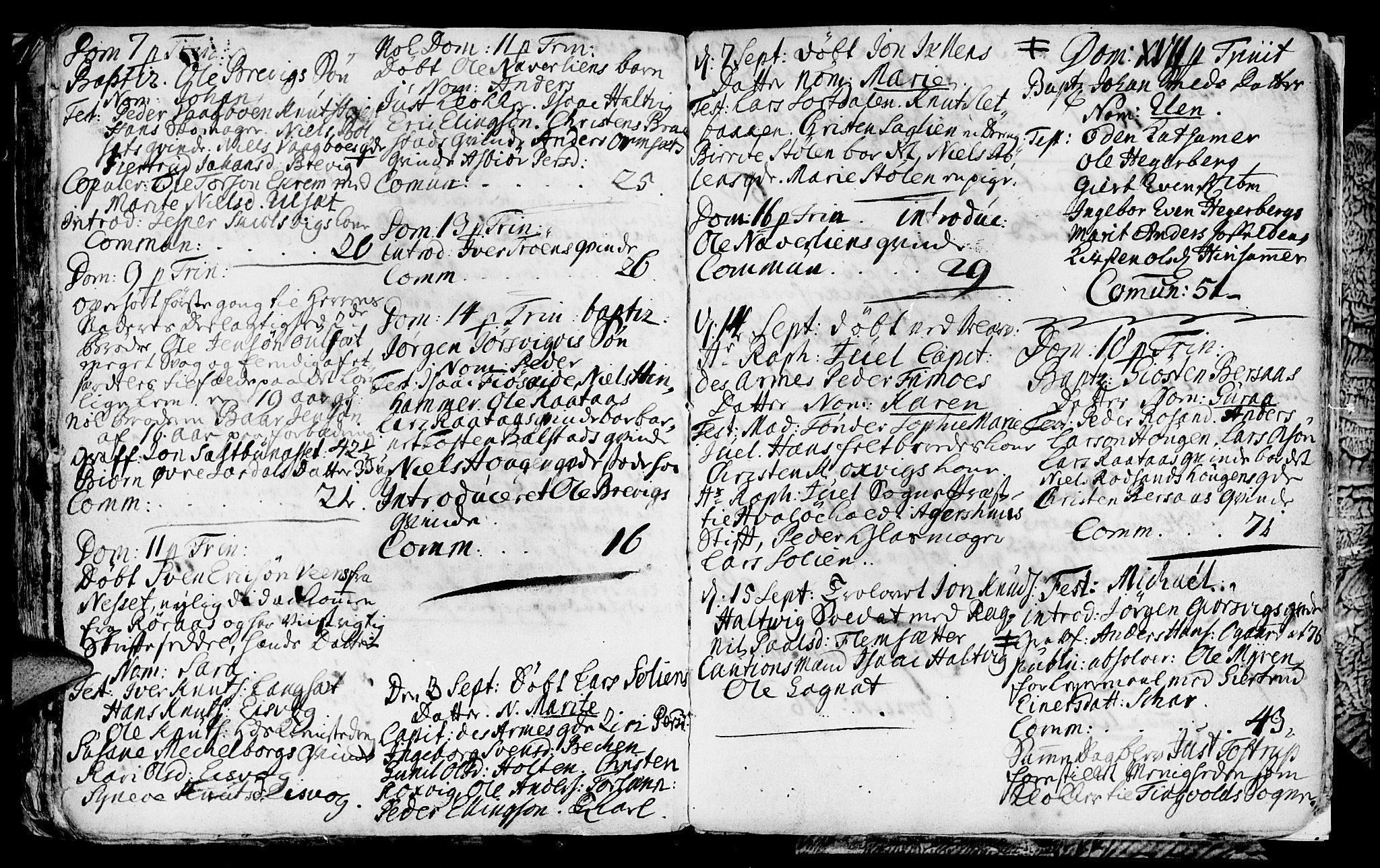 Ministerialprotokoller, klokkerbøker og fødselsregistre - Møre og Romsdal, AV/SAT-A-1454/586/L0977: Parish register (official) no. 586A03, 1706-1731