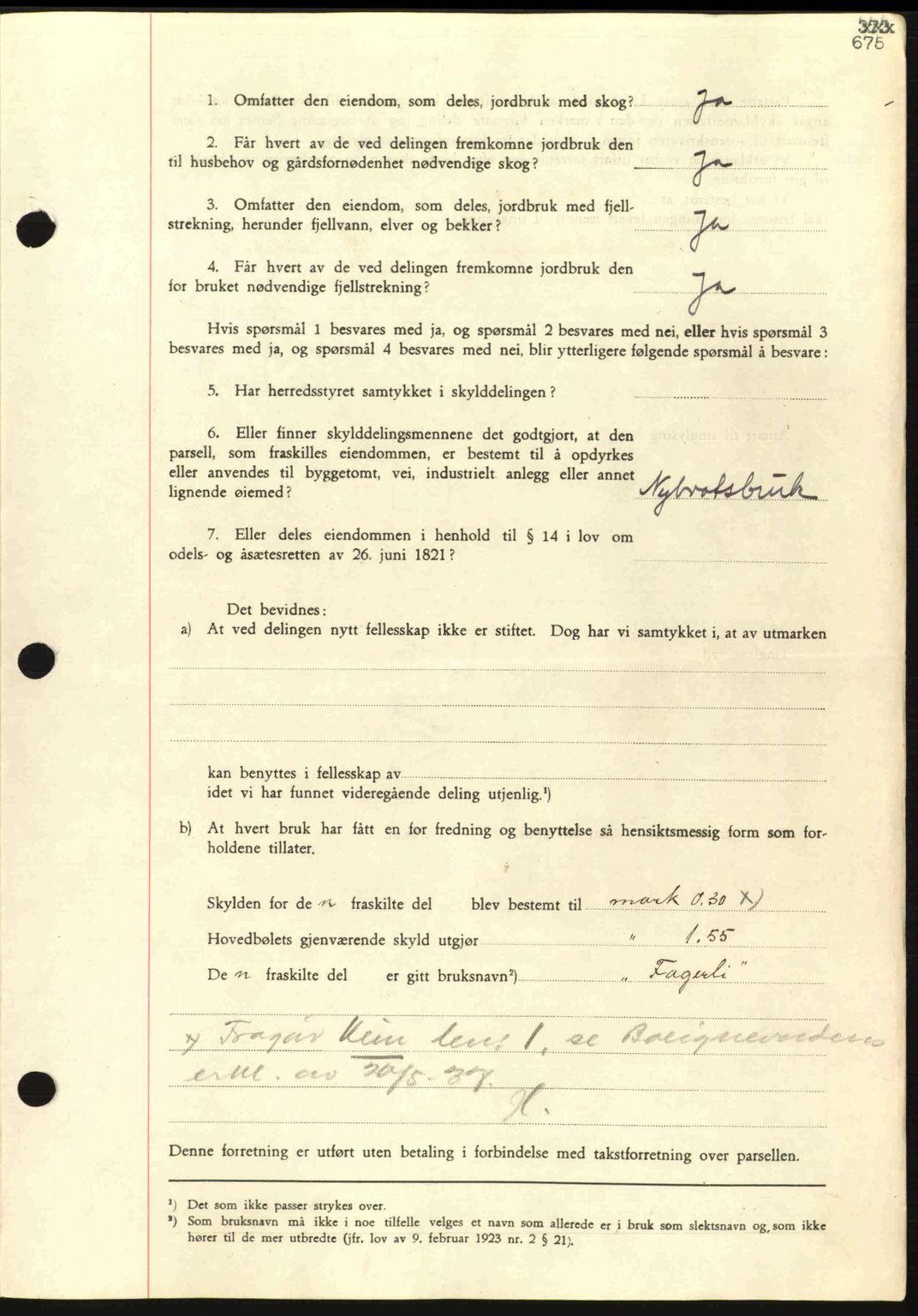 Nordmøre sorenskriveri, AV/SAT-A-4132/1/2/2Ca: Mortgage book no. A81, 1937-1937, Diary no: : 1260/1937