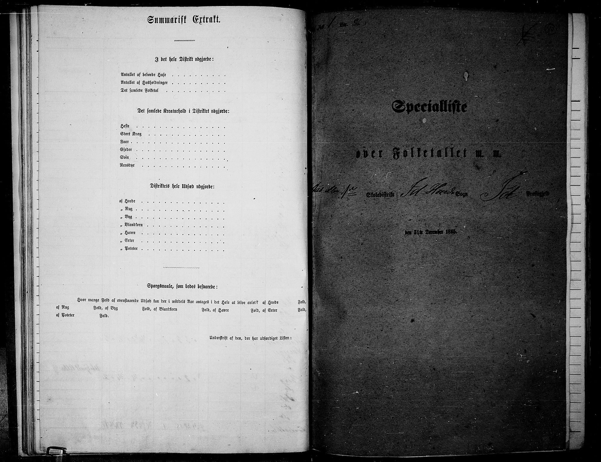 RA, 1865 census for Idd, 1865, p. 38