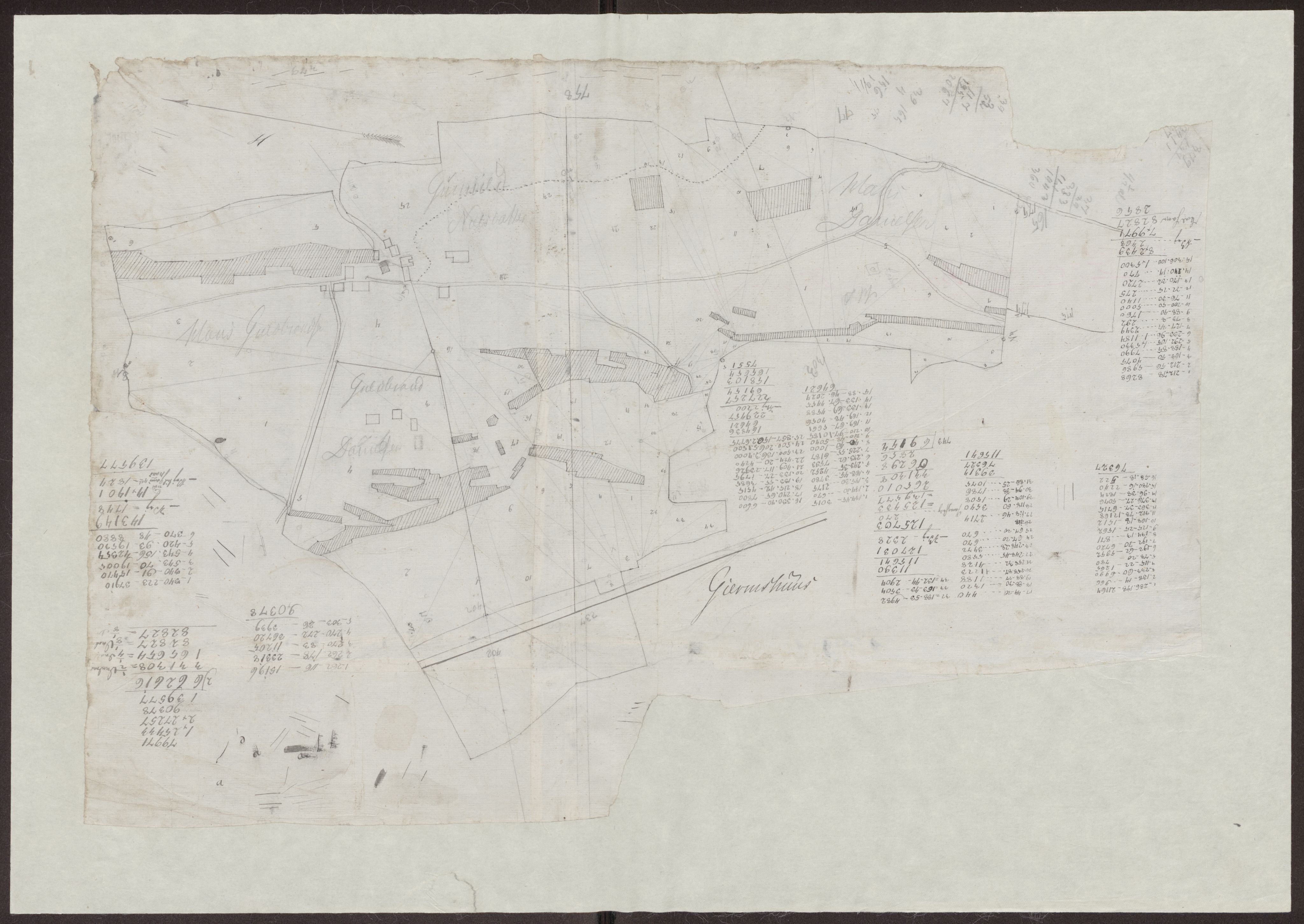 Kartsamlingen - Statsarkivet i Hamar, AV/SAH-KART-001/F/Fa/L0001: Kart, 1629-1992, p. 78