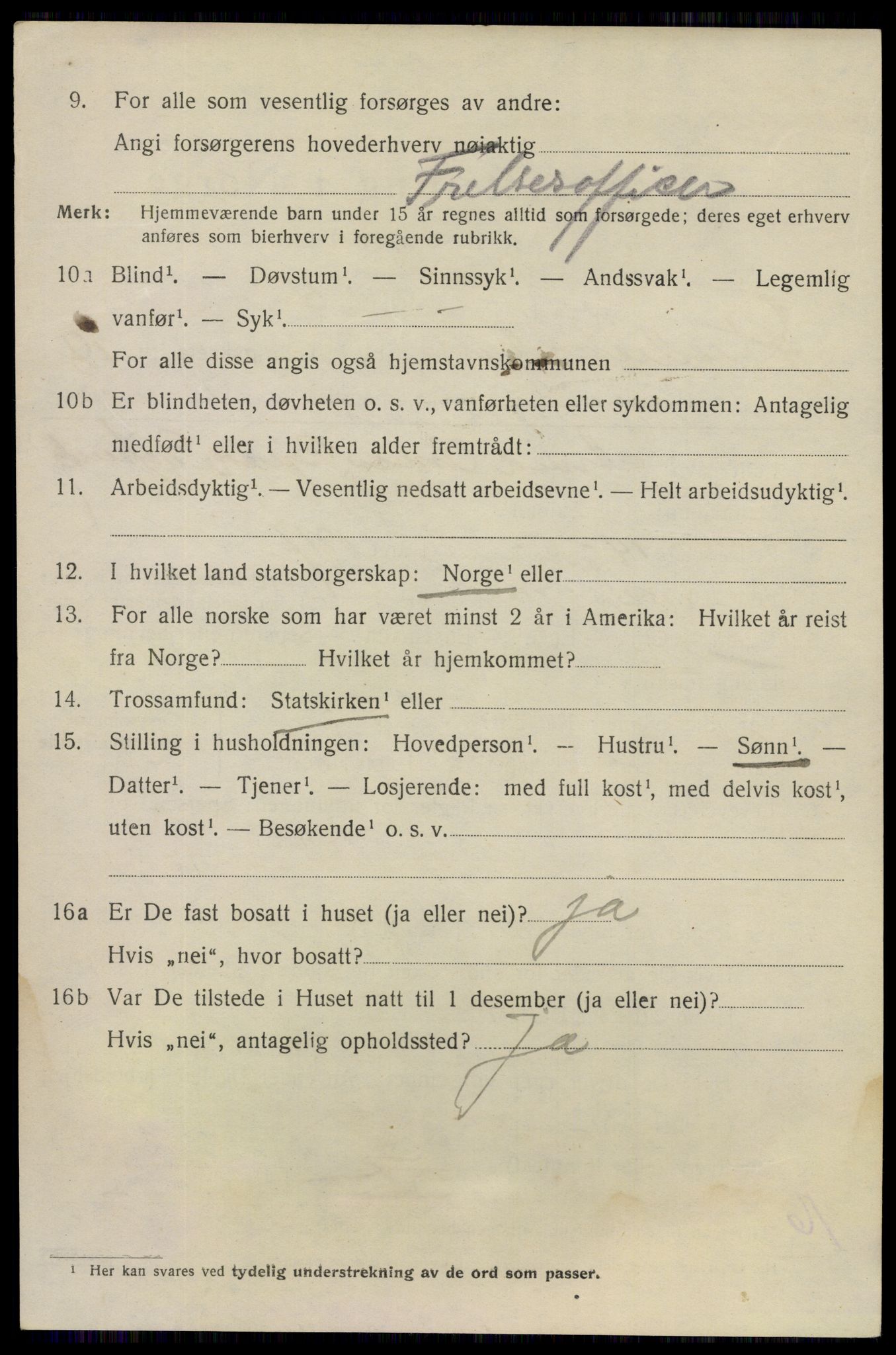 SAO, 1920 census for Fredrikstad, 1920, p. 27364