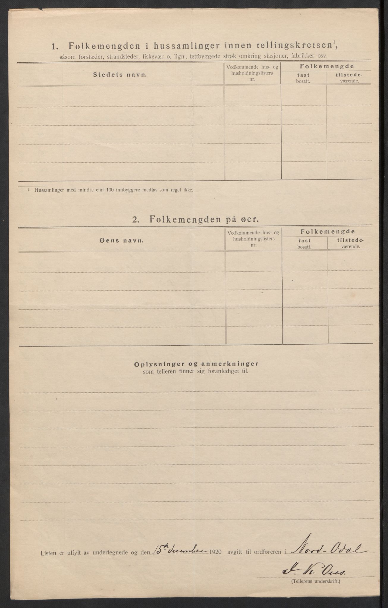 SAH, 1920 census for Nord-Odal, 1920, p. 37