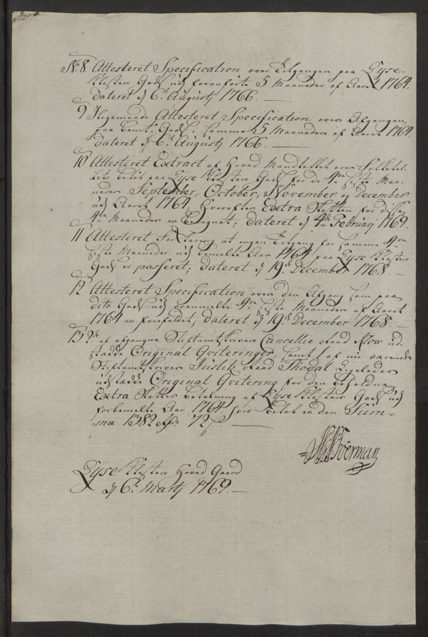 Rentekammeret inntil 1814, Reviderte regnskaper, Fogderegnskap, AV/RA-EA-4092/R50/L3180: Ekstraskatten Lyse kloster, 1762-1783, p. 91