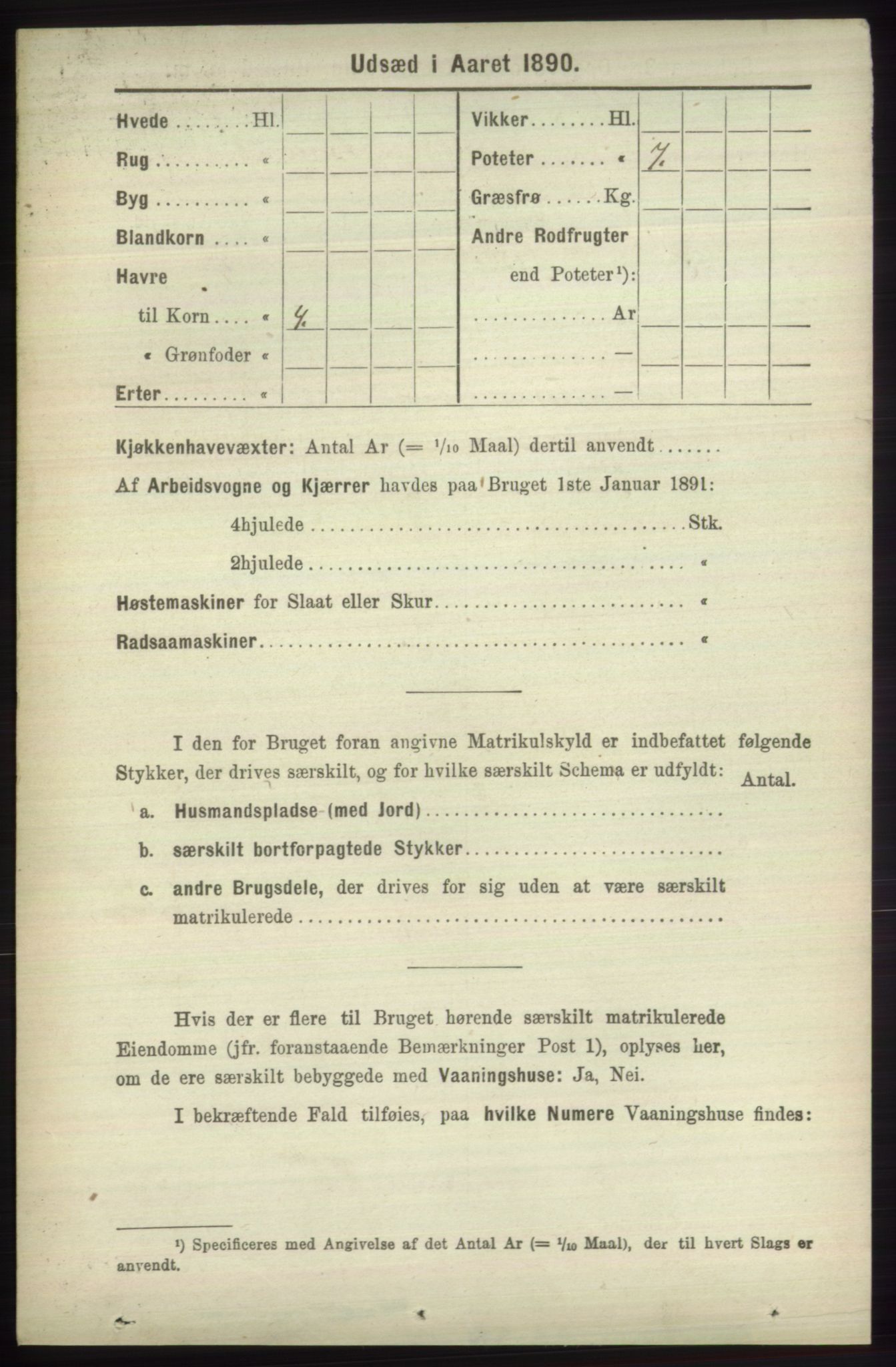 RA, 1891 census for 1251 Bruvik, 1891, p. 4340