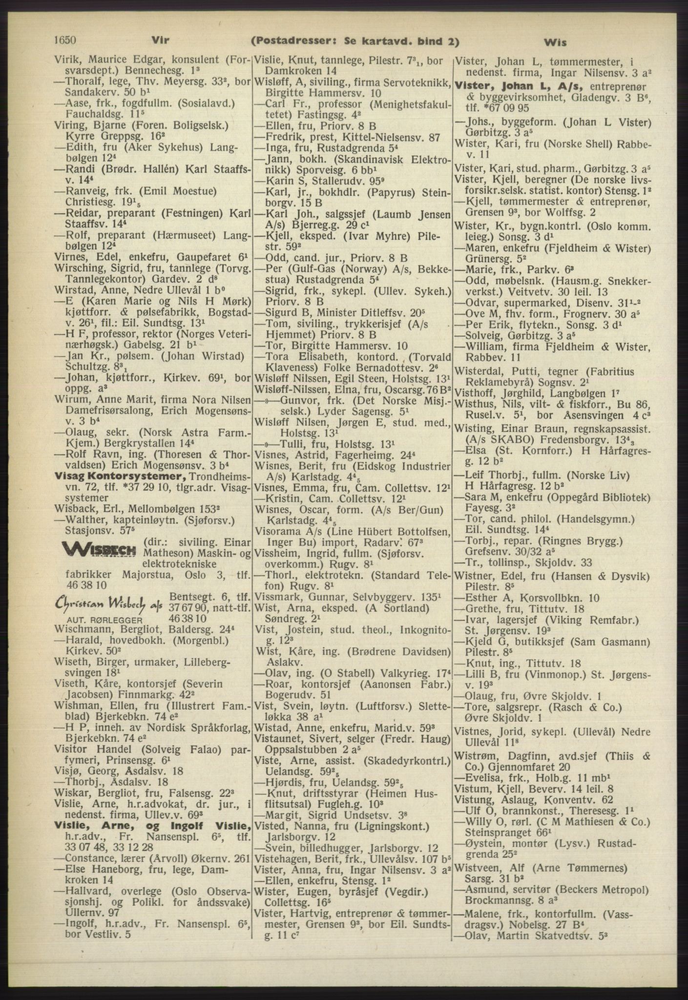 Kristiania/Oslo adressebok, PUBL/-, 1965-1966, p. 1650