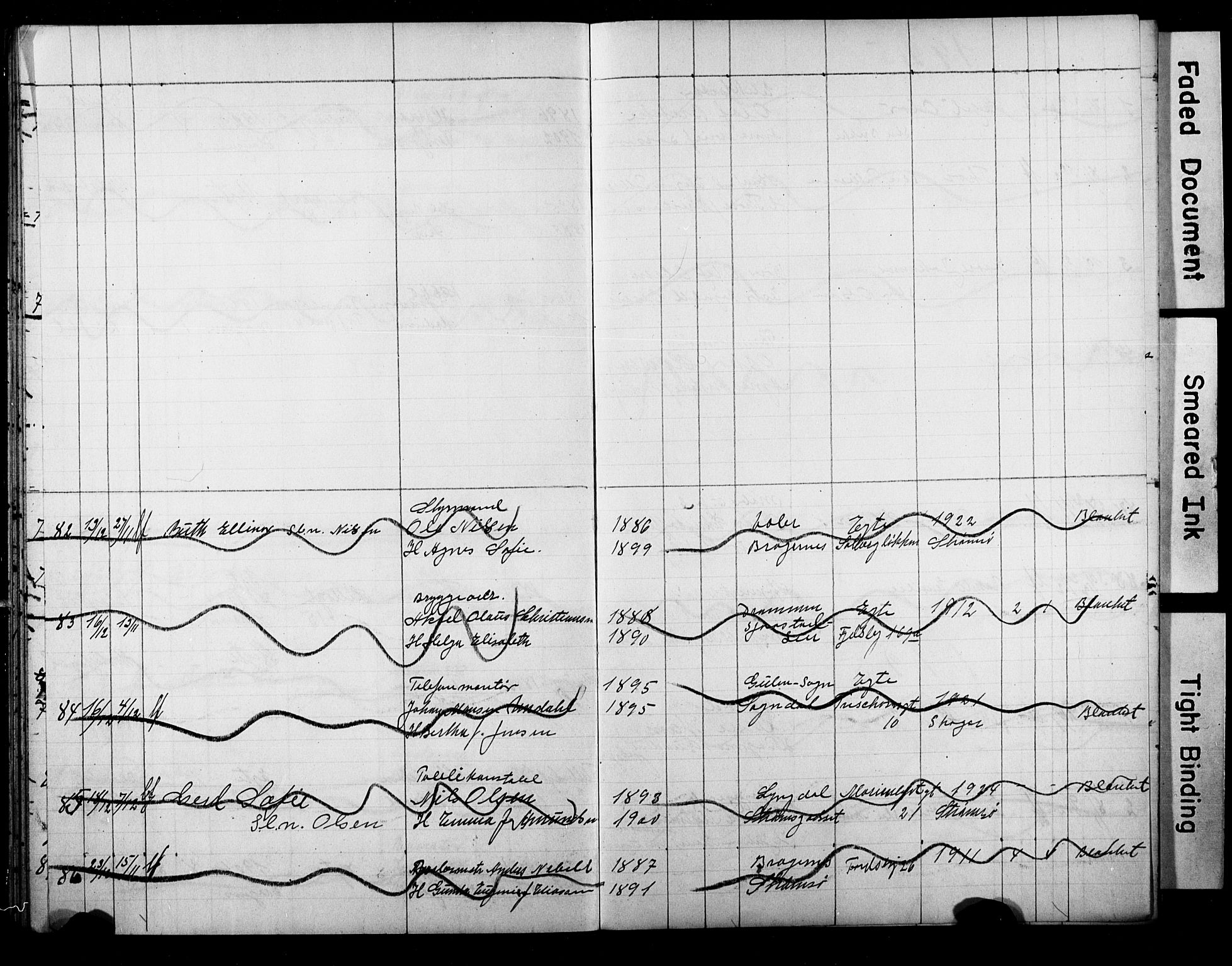 Strømsø kirkebøker, AV/SAKO-A-246/Y/Ya/L0009: Parish register draft no. I 9, 1920-1925