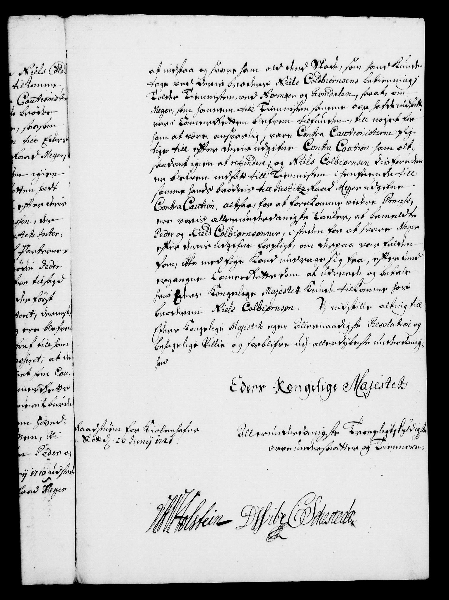 Rentekammeret, Kammerkanselliet, RA/EA-3111/G/Gf/Gfa/L0004: Norsk relasjons- og resolusjonsprotokoll (merket RK 52.4), 1721, p. 1069