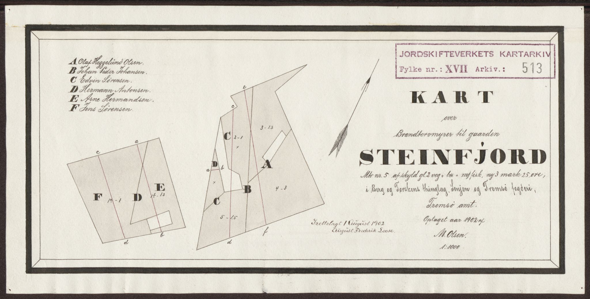 Jordskifteverkets kartarkiv, RA/S-3929/T, 1859-1988, p. 595