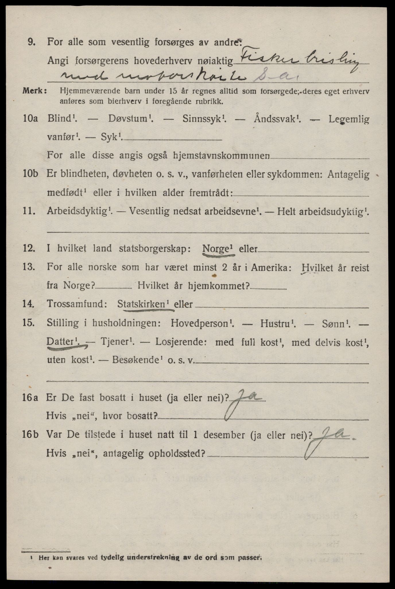 SAST, 1920 census for Høle, 1920, p. 2378