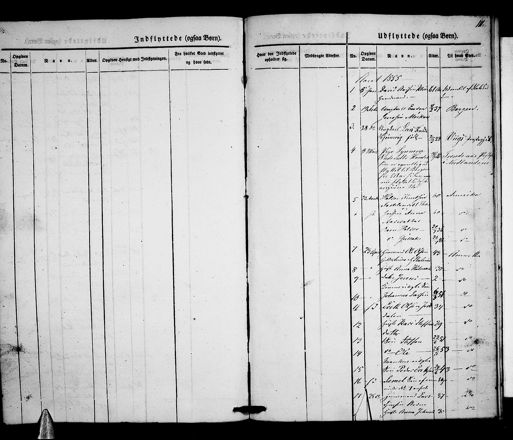 Voss sokneprestembete, SAB/A-79001/H/Haa: Parish register (official) no. A 15, 1845-1855, p. 111