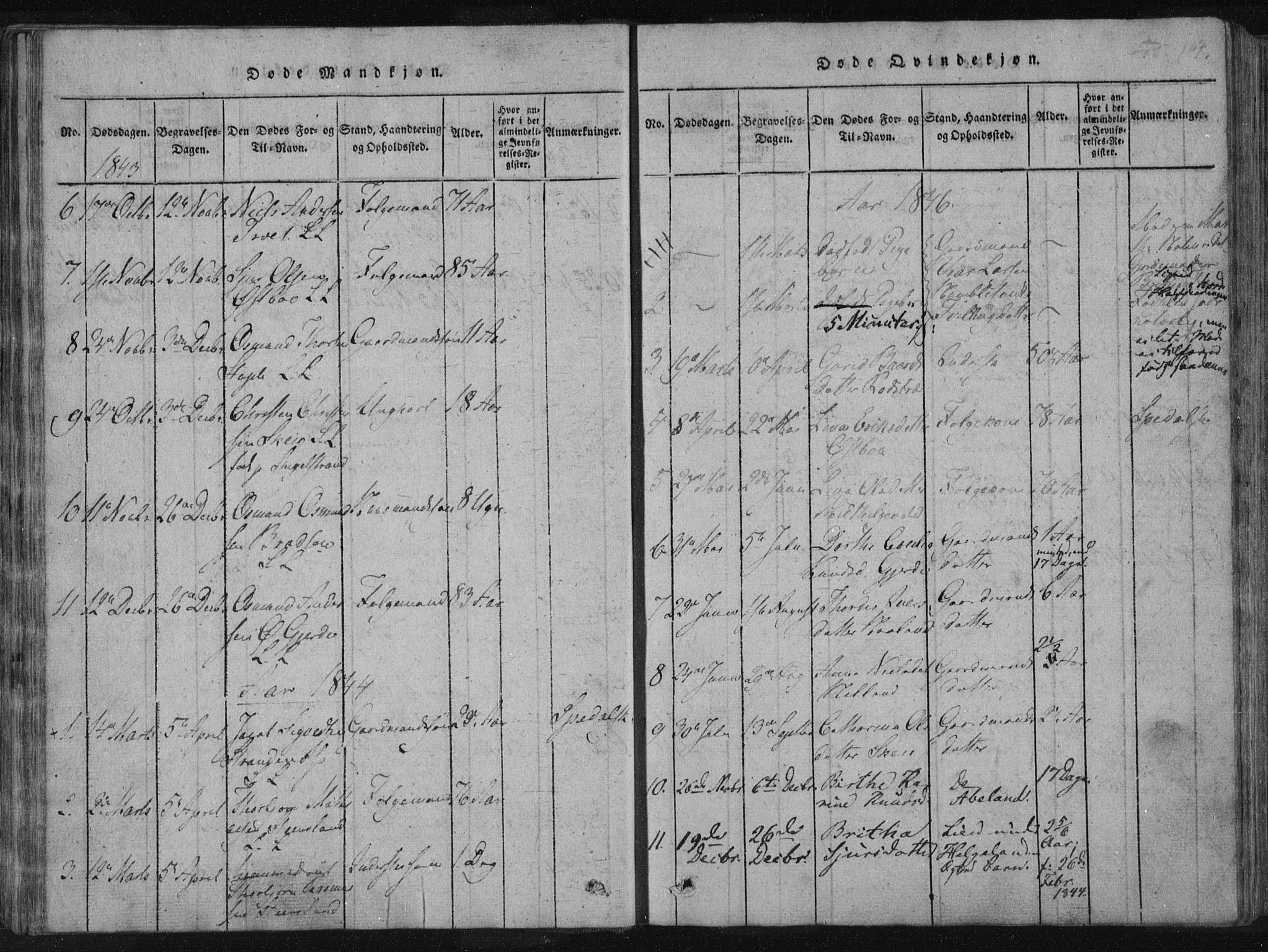 Vikedal sokneprestkontor, SAST/A-101840/01/IV: Parish register (official) no. A 4, 1816-1850, p. 114