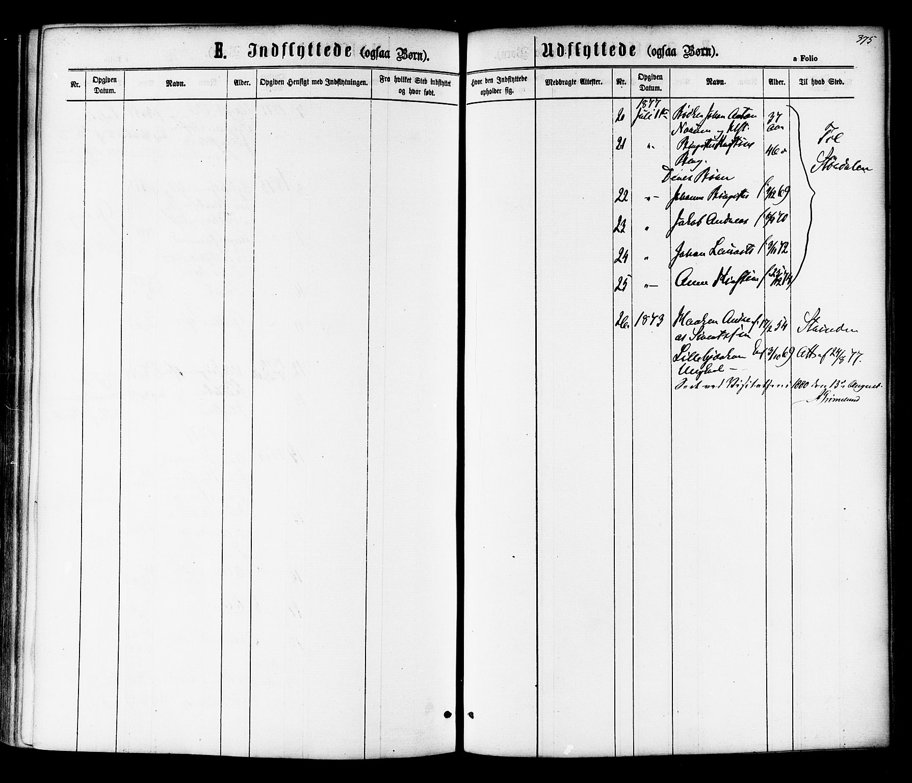 Ministerialprotokoller, klokkerbøker og fødselsregistre - Nord-Trøndelag, AV/SAT-A-1458/730/L0284: Parish register (official) no. 730A09, 1866-1878, p. 375