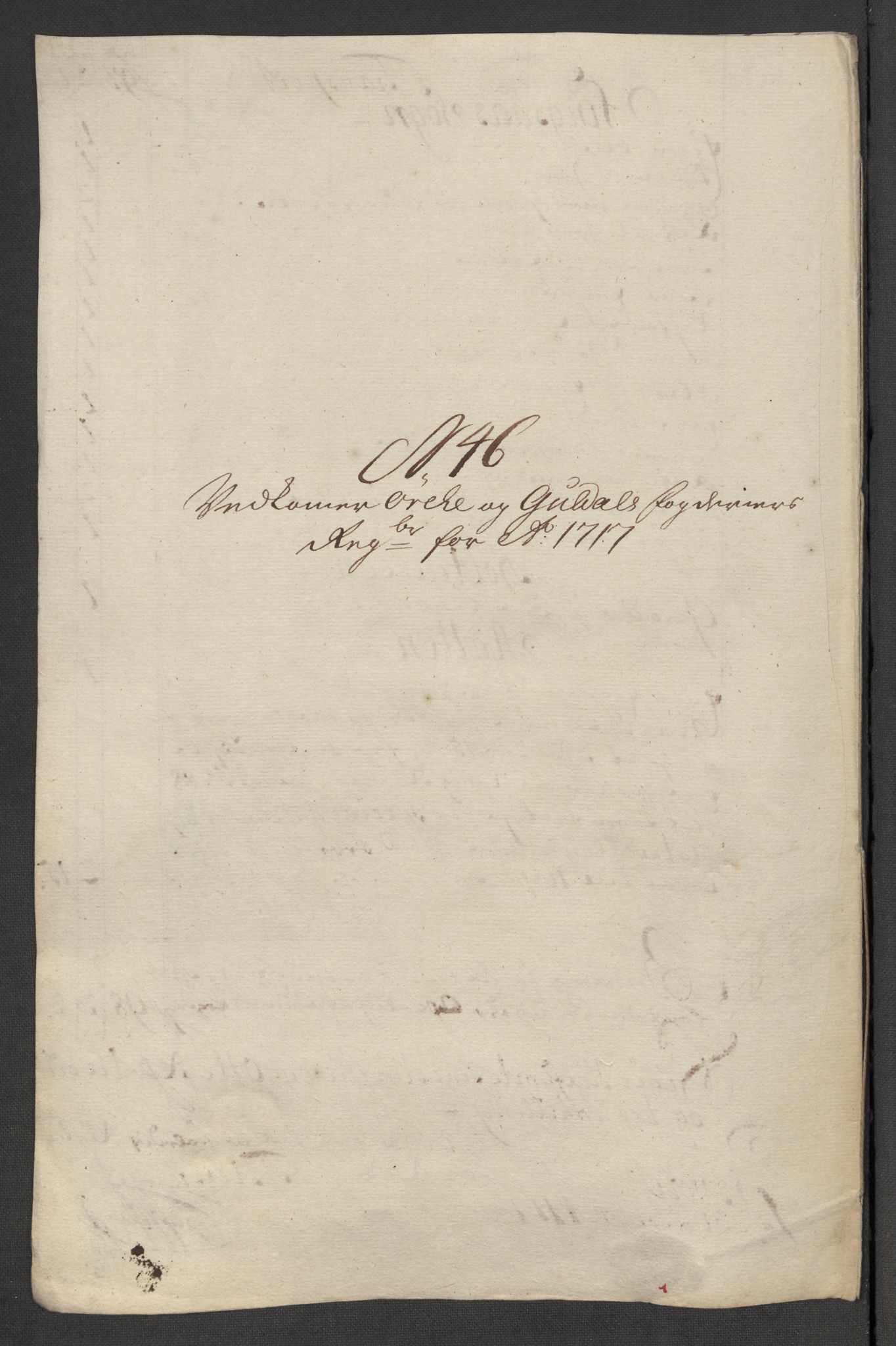 Rentekammeret inntil 1814, Reviderte regnskaper, Fogderegnskap, AV/RA-EA-4092/R60/L3969: Fogderegnskap Orkdal og Gauldal, 1717, p. 421