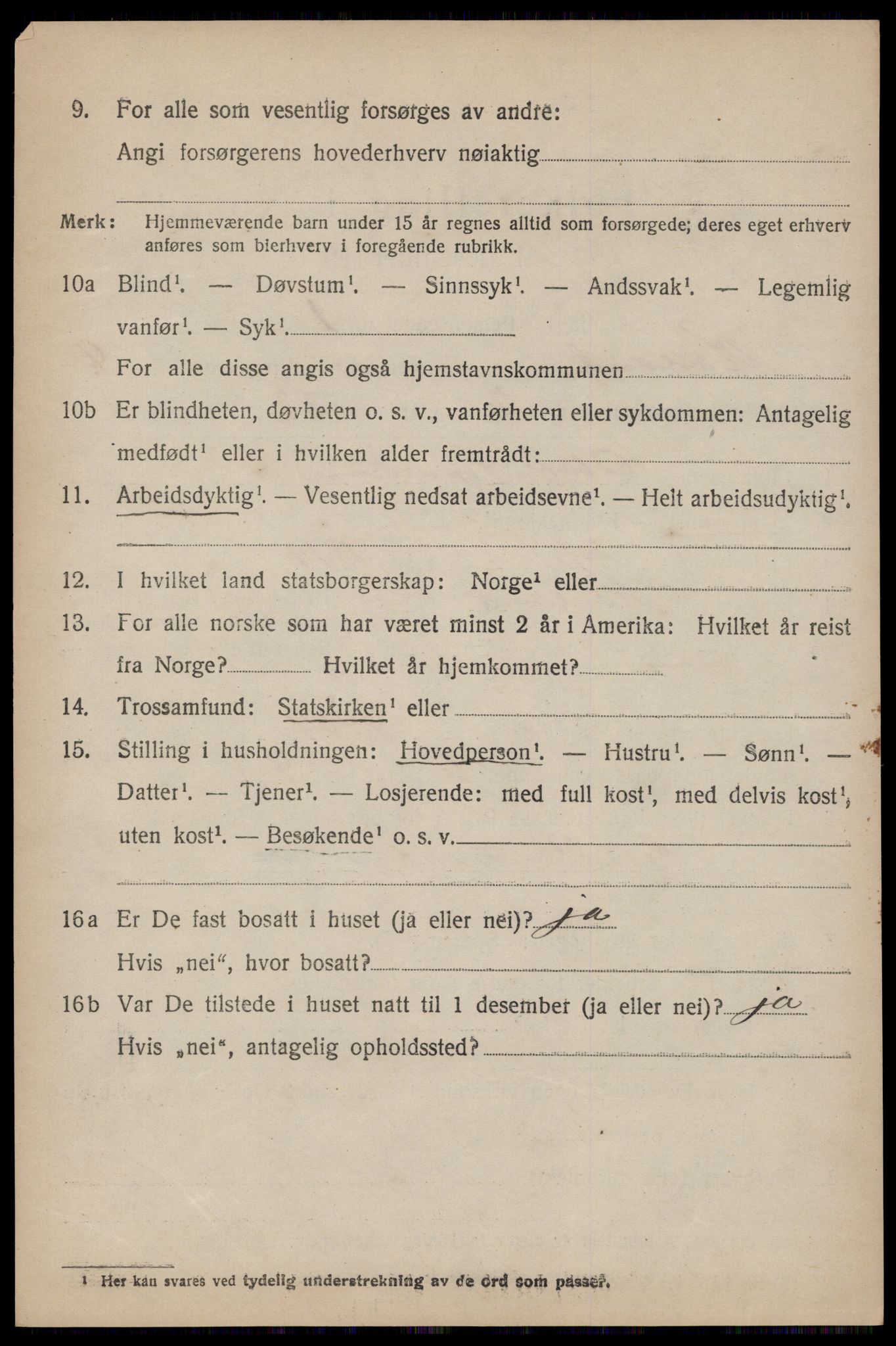 SAKO, 1920 census for Rauland, 1920, p. 811