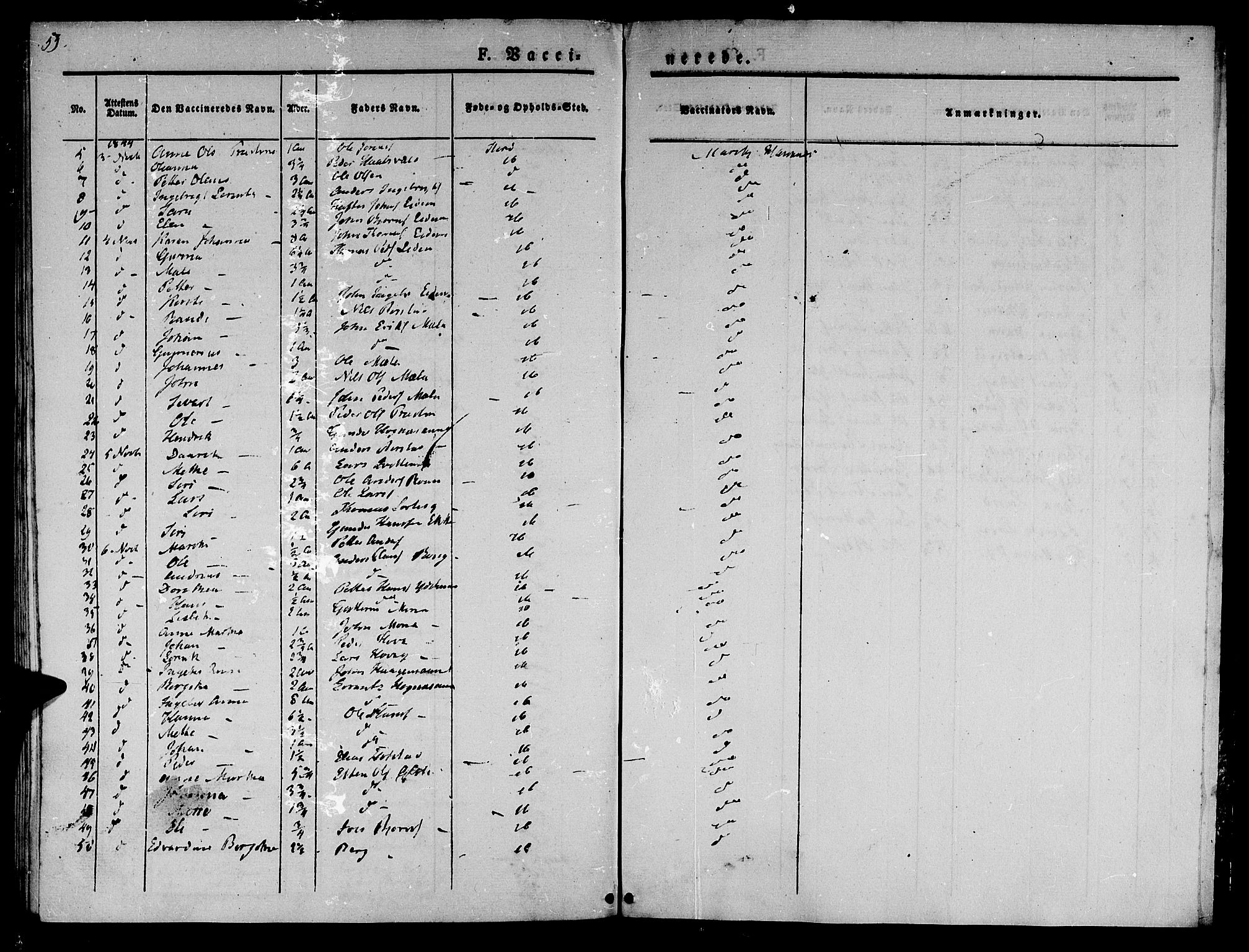 Ministerialprotokoller, klokkerbøker og fødselsregistre - Nord-Trøndelag, AV/SAT-A-1458/709/L0073: Parish register (official) no. 709A13, 1841-1844, p. 53