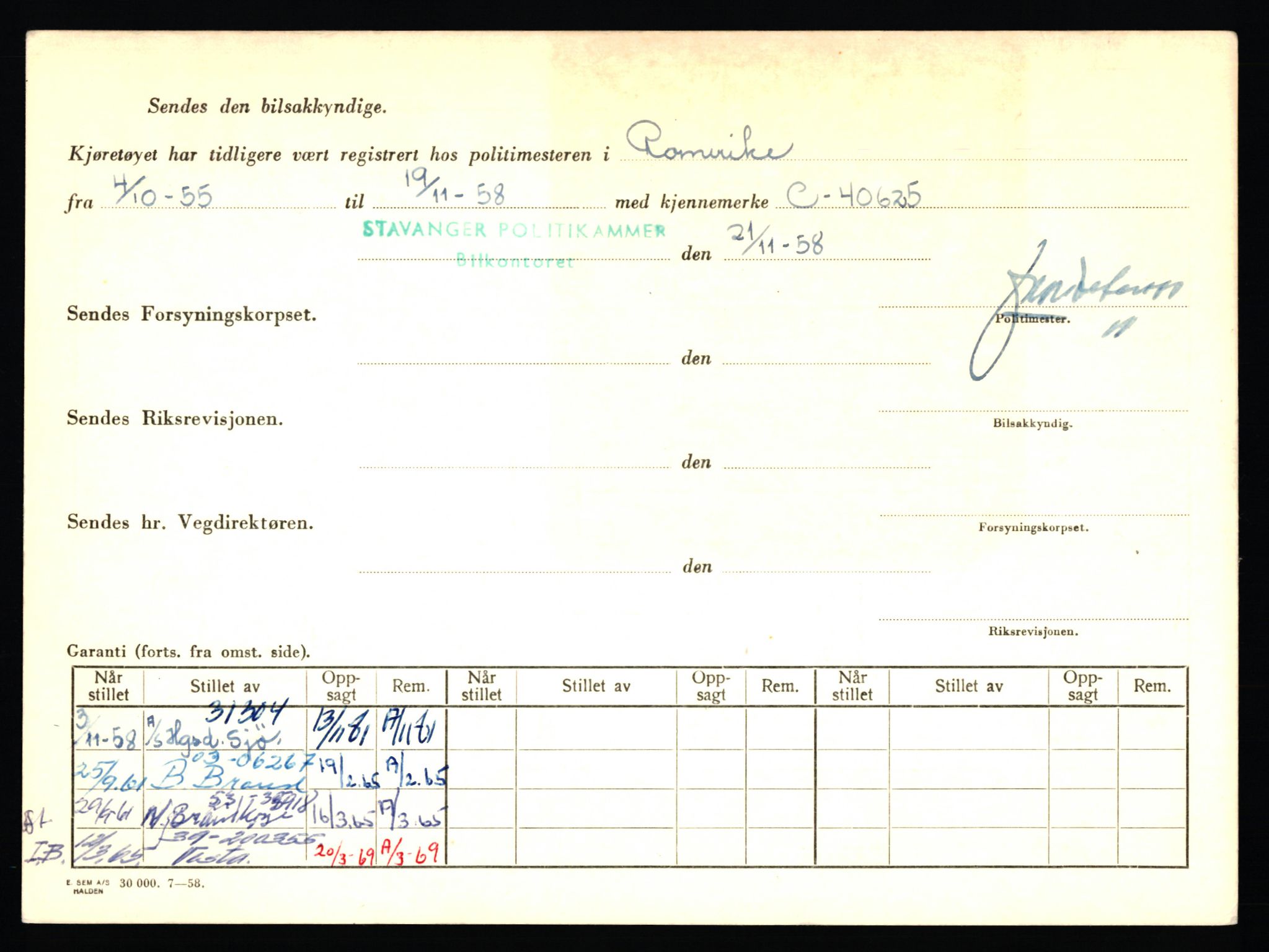 Stavanger trafikkstasjon, AV/SAST-A-101942/0/F/L0006: L-1700 - L-2149, 1930-1971, p. 1636