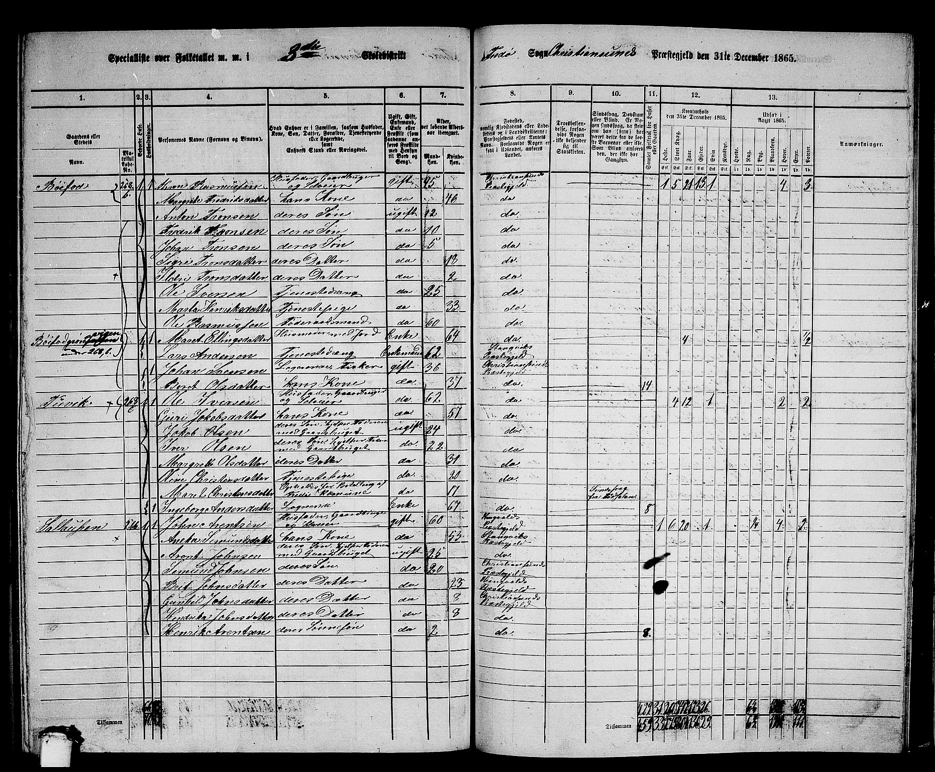 RA, 1865 census for Kristiansund/Frei og Grip, 1865, p. 53