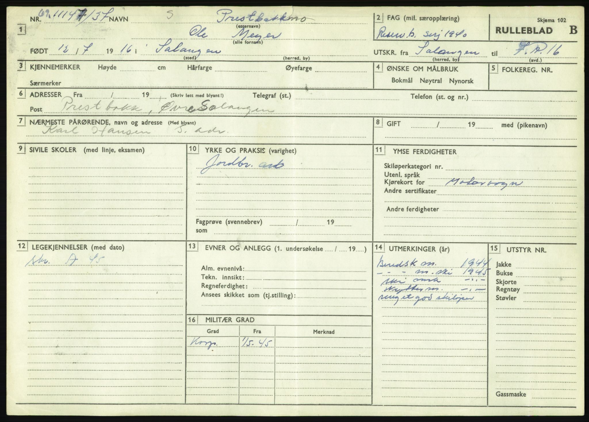 Forsvaret, Troms infanteriregiment nr. 16, AV/RA-RAFA-3146/P/Pa/L0021: Rulleblad for regimentets menige mannskaper, årsklasse 1937, 1937, p. 1059