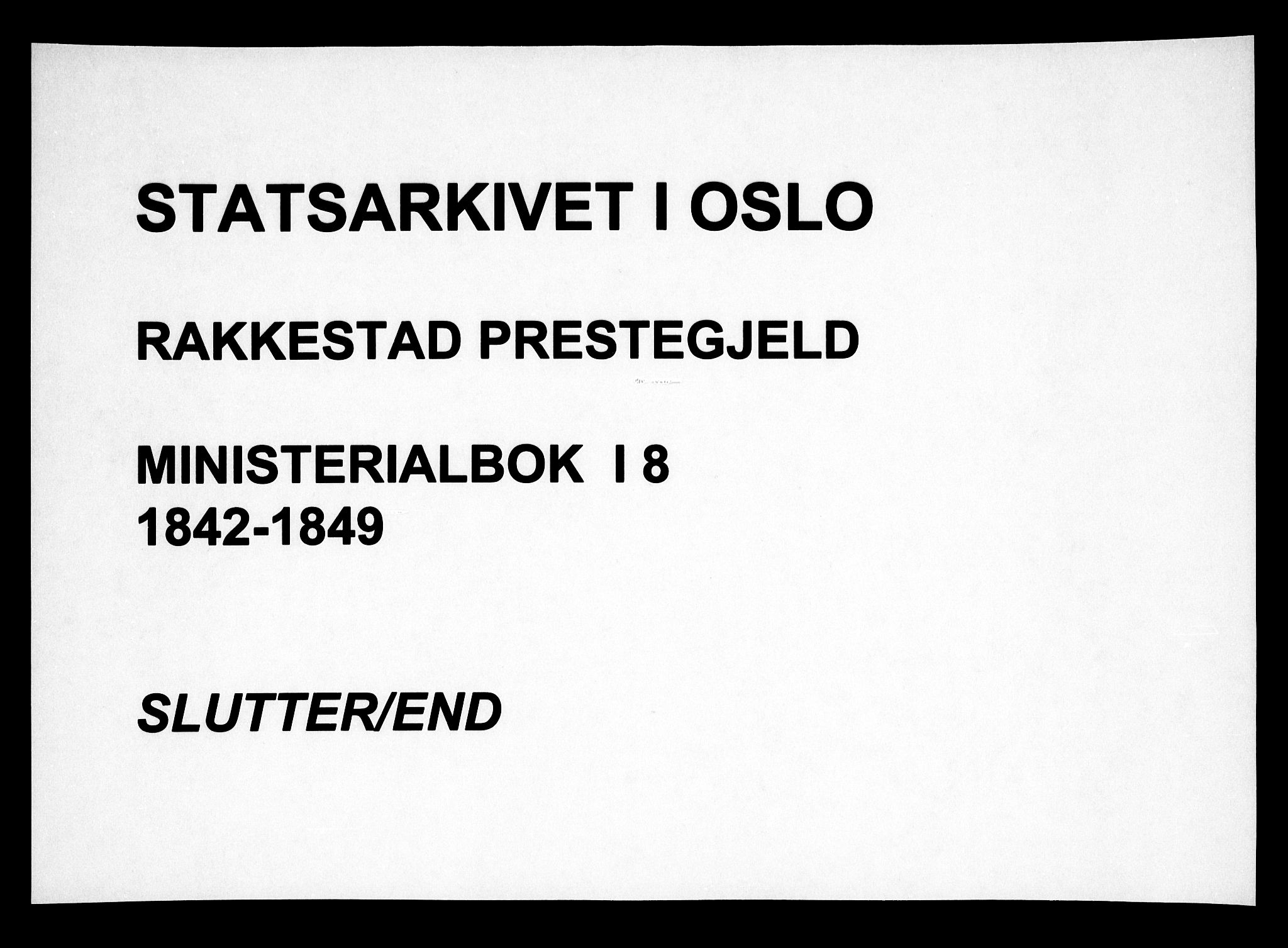 Rakkestad prestekontor Kirkebøker, AV/SAO-A-2008/F/Fa/L0008: Parish register (official) no. I 8, 1842-1849