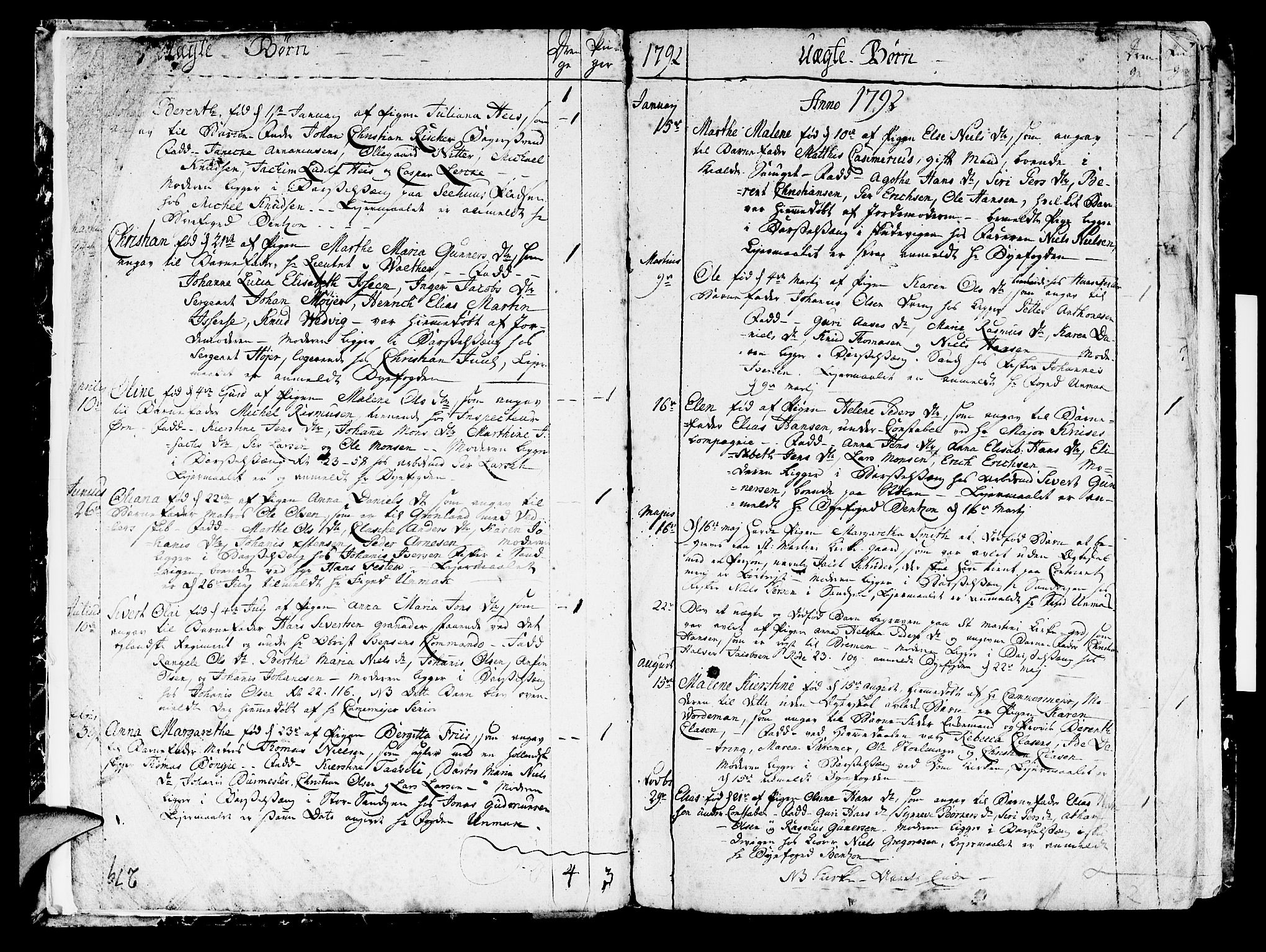 Korskirken sokneprestembete, SAB/A-76101/H/Haa/L0006: Parish register (official) no. A 6, 1790-1820, p. 279