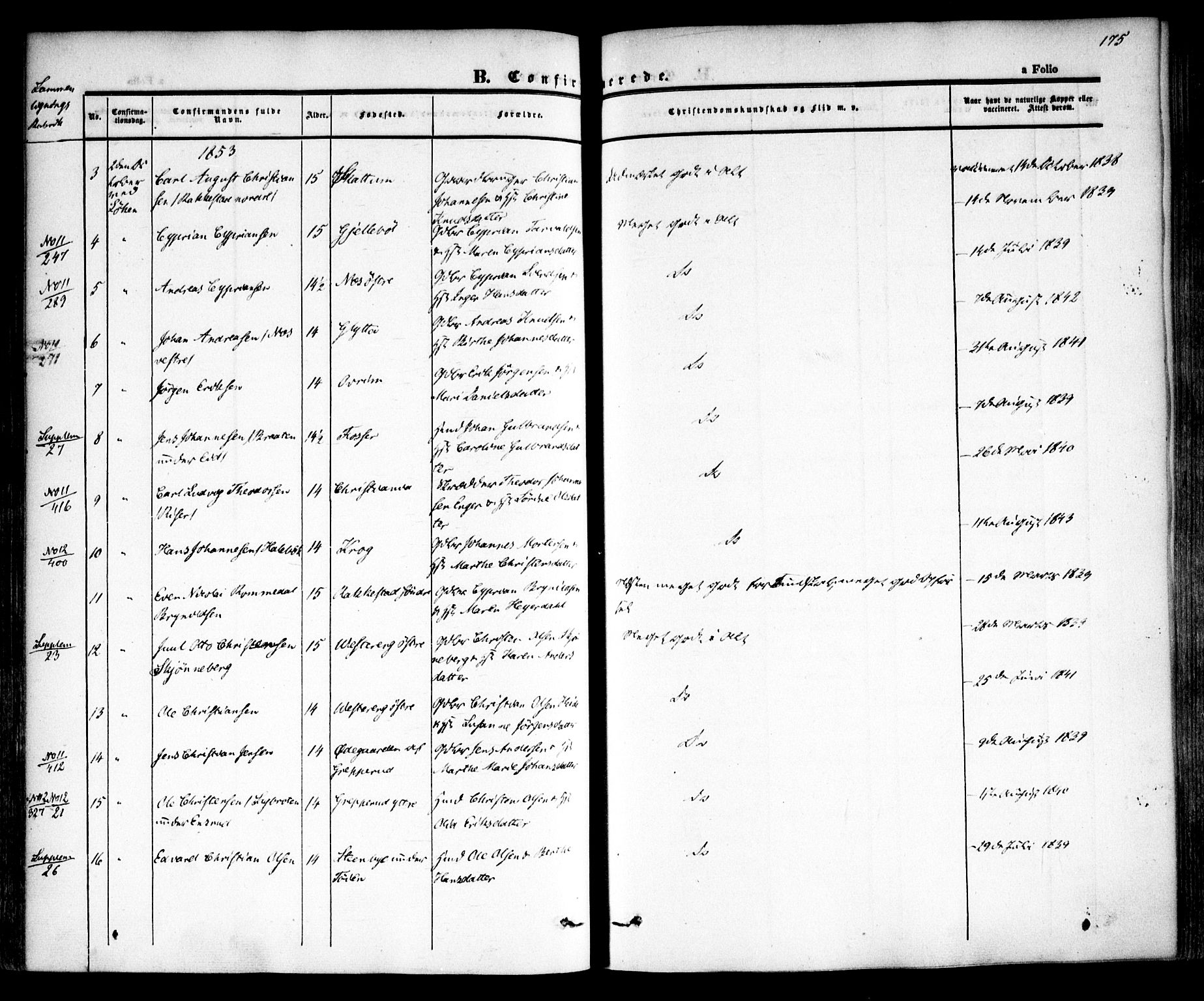 Høland prestekontor Kirkebøker, AV/SAO-A-10346a/F/Fa/L0009: Parish register (official) no. I 9, 1846-1853, p. 175