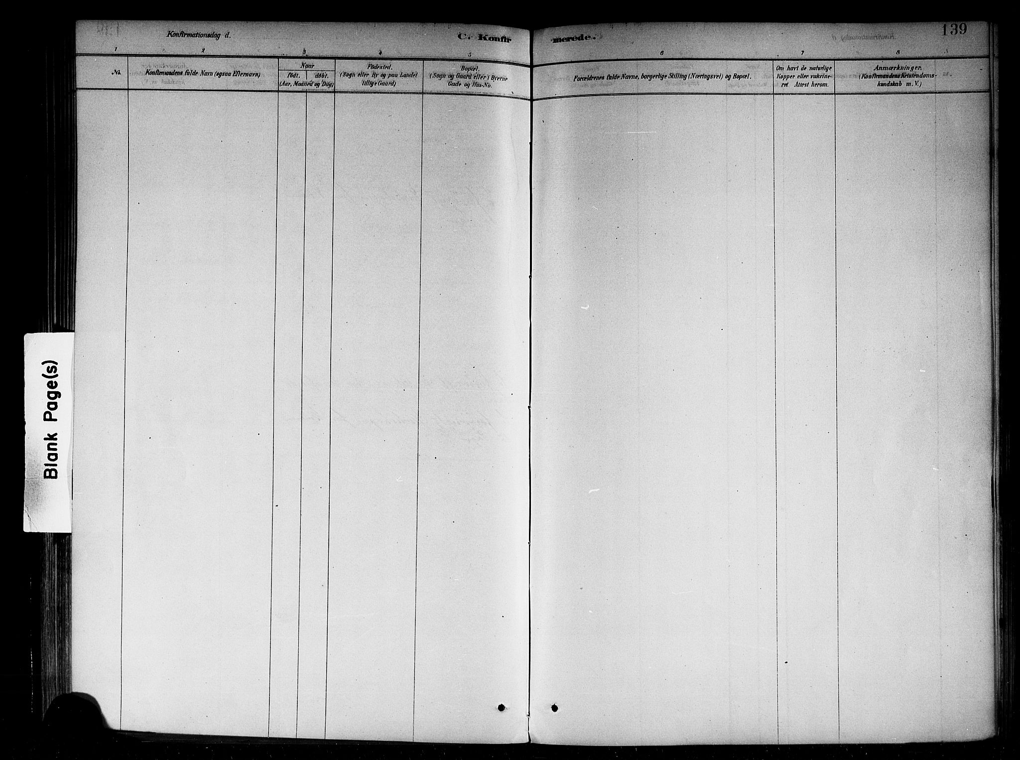 Vik sokneprestembete, AV/SAB-A-81501/H/Haa/Haab/L0001: Parish register (official) no. B 1, 1878-1890, p. 139