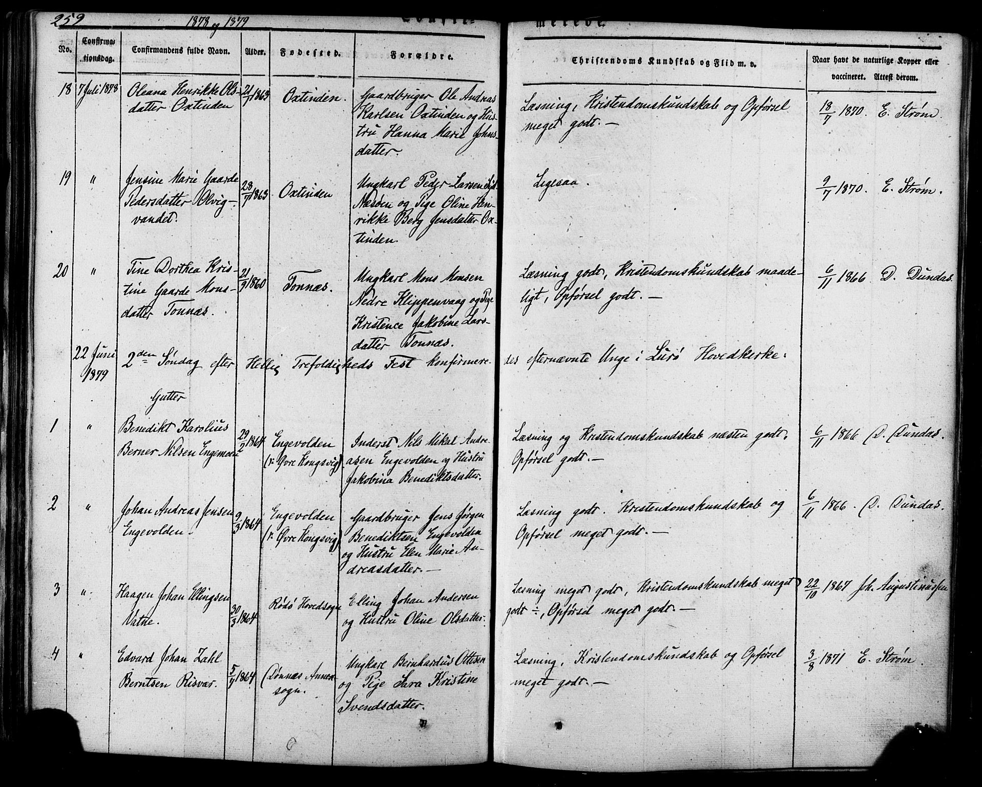Ministerialprotokoller, klokkerbøker og fødselsregistre - Nordland, SAT/A-1459/839/L0567: Parish register (official) no. 839A04, 1863-1879, p. 259