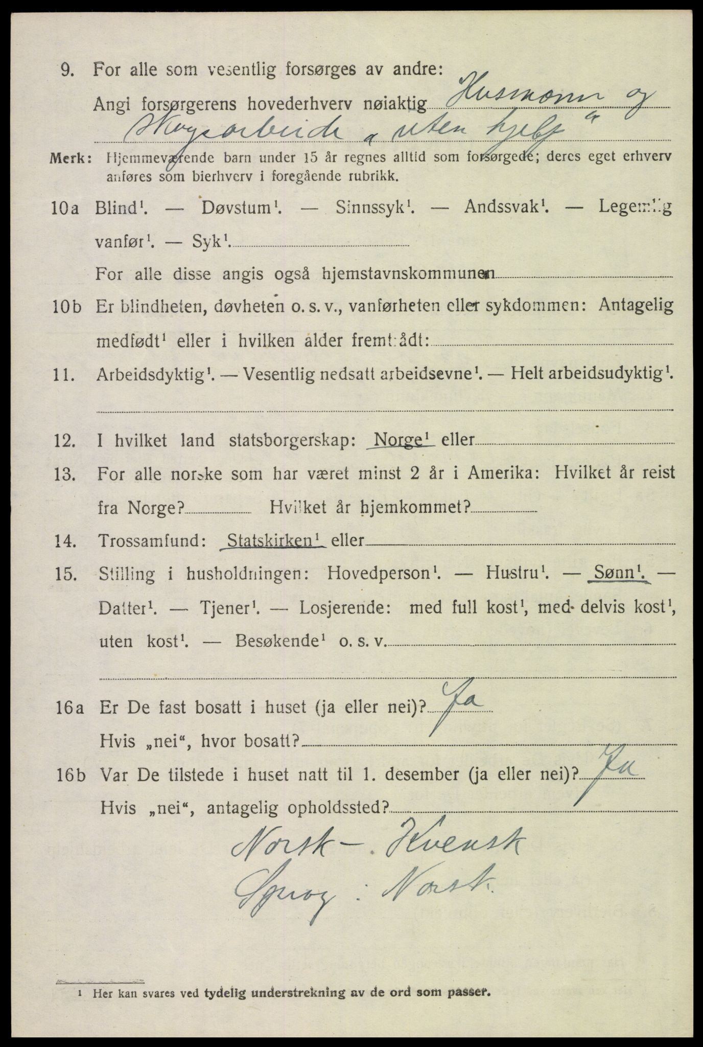 SAH, 1920 census for Grue, 1920, p. 13972