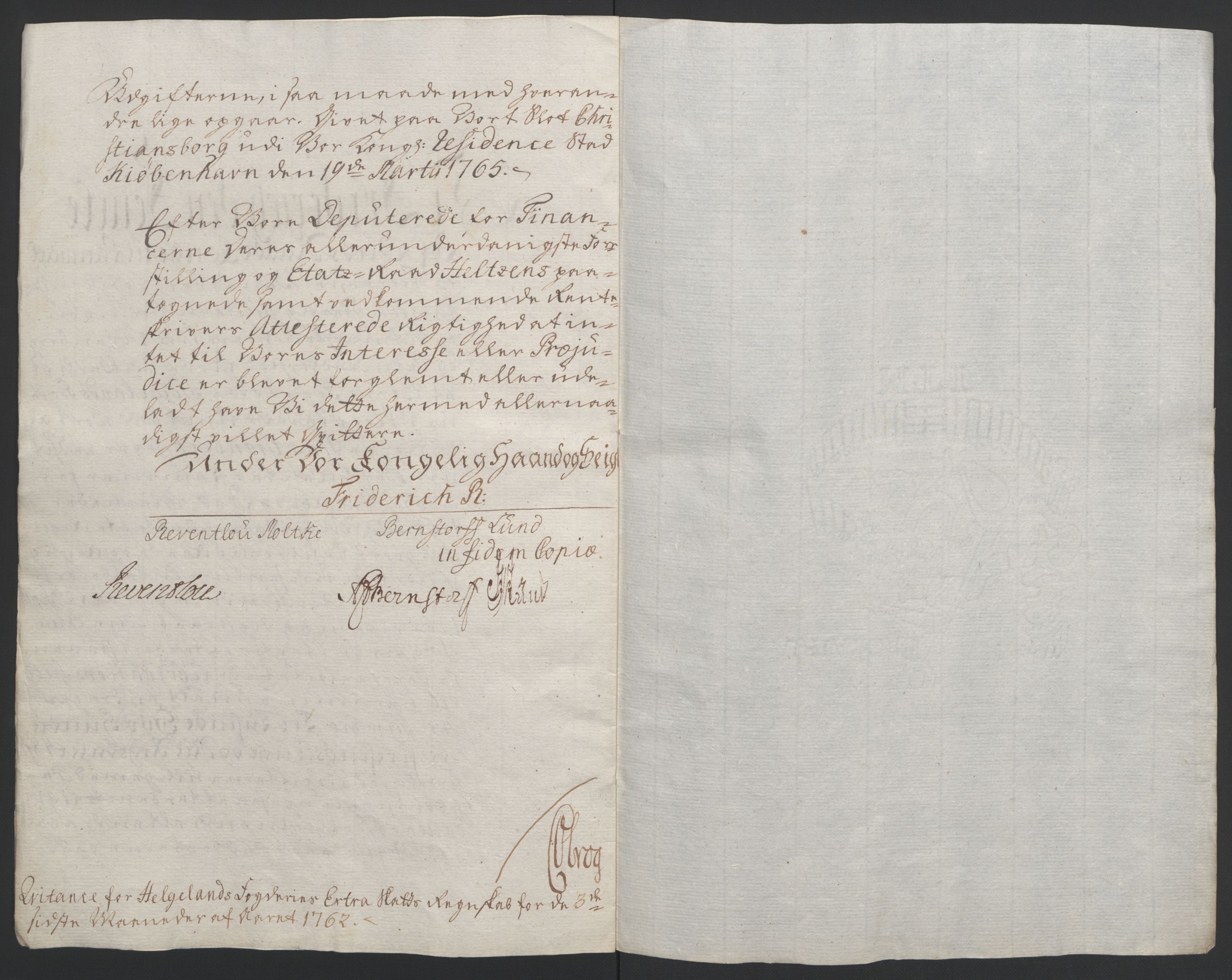 Rentekammeret inntil 1814, Reviderte regnskaper, Fogderegnskap, RA/EA-4092/R65/L4573: Ekstraskatten Helgeland, 1762-1772, p. 9