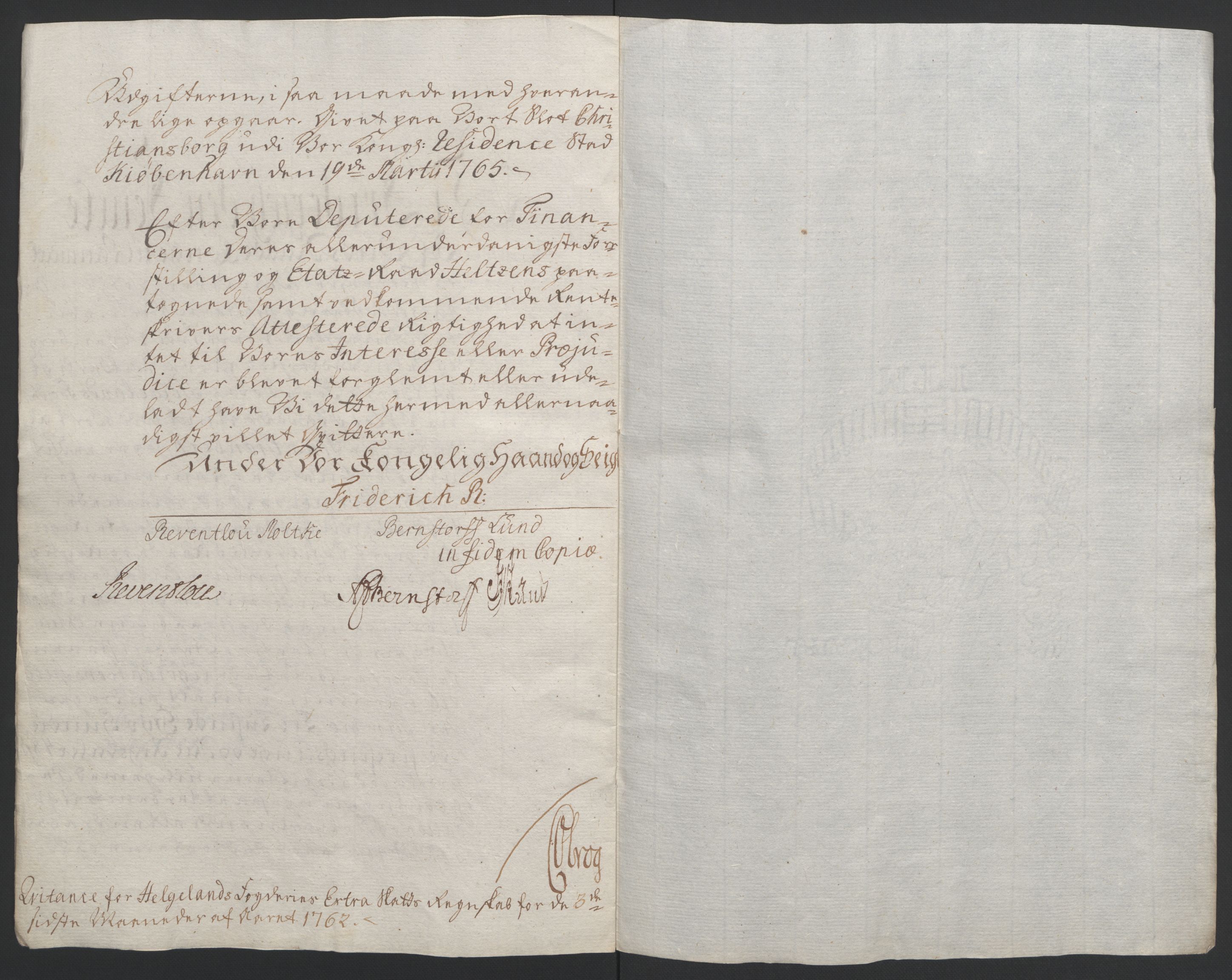 Rentekammeret inntil 1814, Reviderte regnskaper, Fogderegnskap, AV/RA-EA-4092/R65/L4573: Ekstraskatten Helgeland, 1762-1772, p. 9