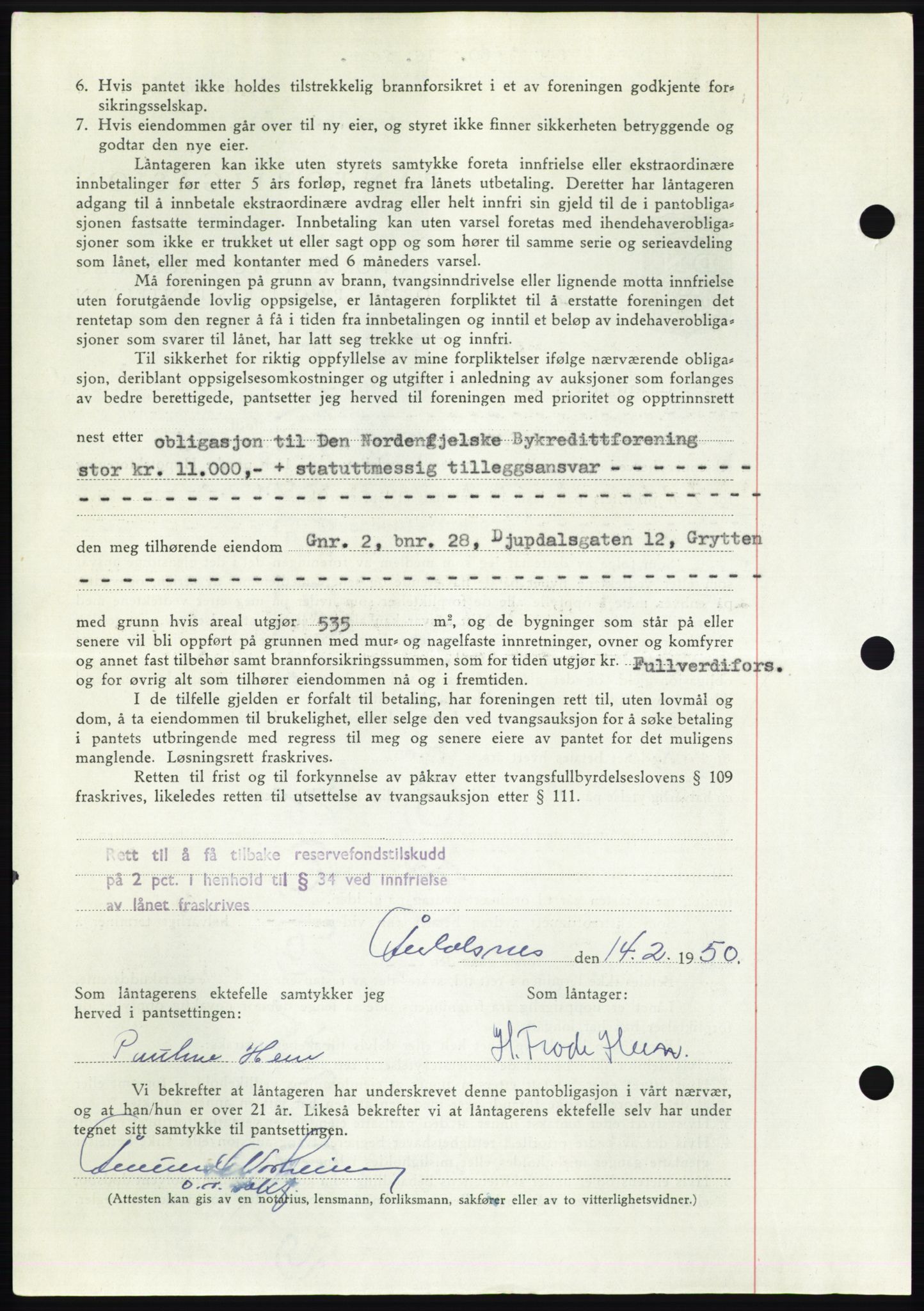 Romsdal sorenskriveri, AV/SAT-A-4149/1/2/2C: Mortgage book no. B5, 1949-1950, Diary no: : 545/1950