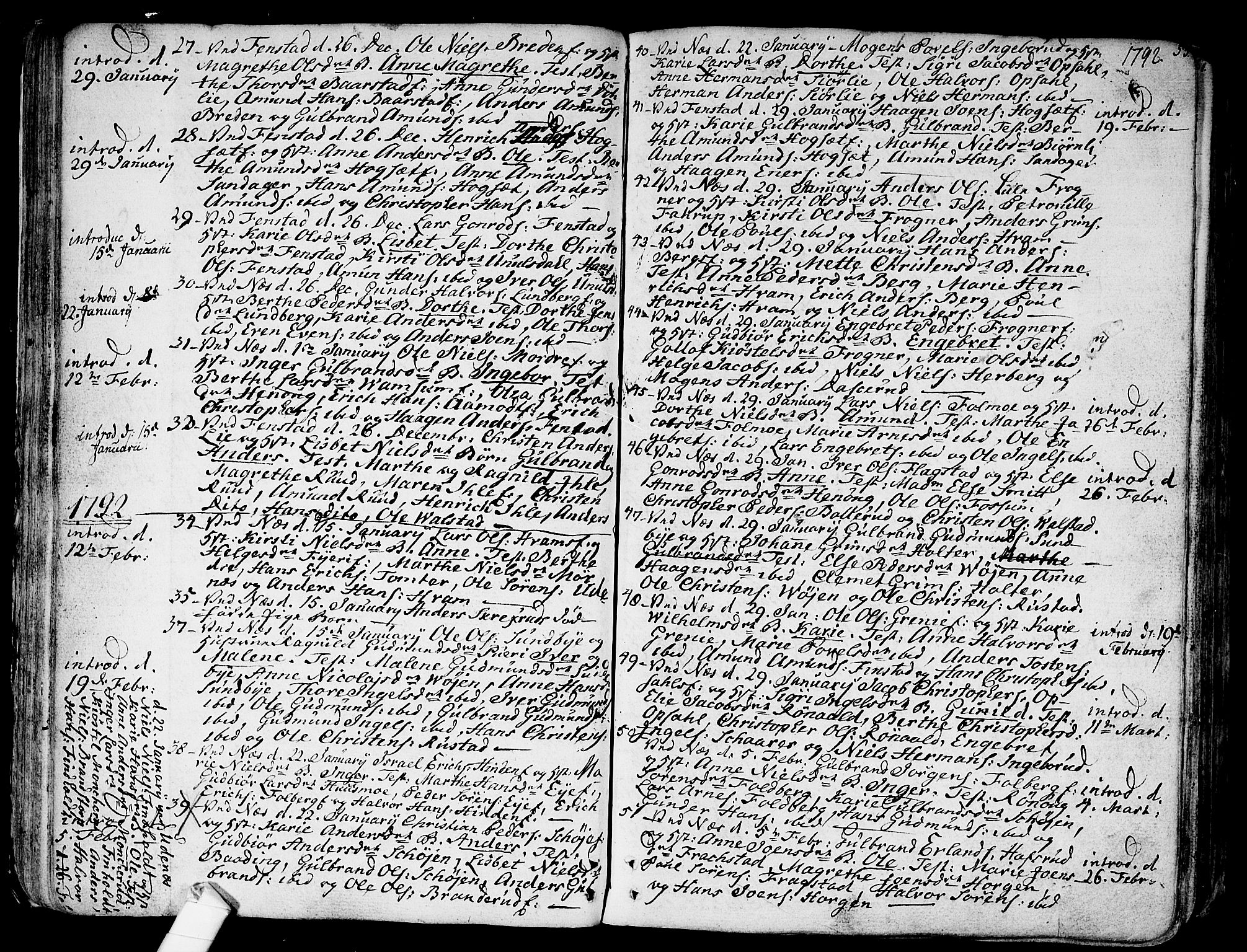 Nes prestekontor Kirkebøker, AV/SAO-A-10410/F/Fa/L0004: Parish register (official) no. I 4, 1781-1816, p. 53